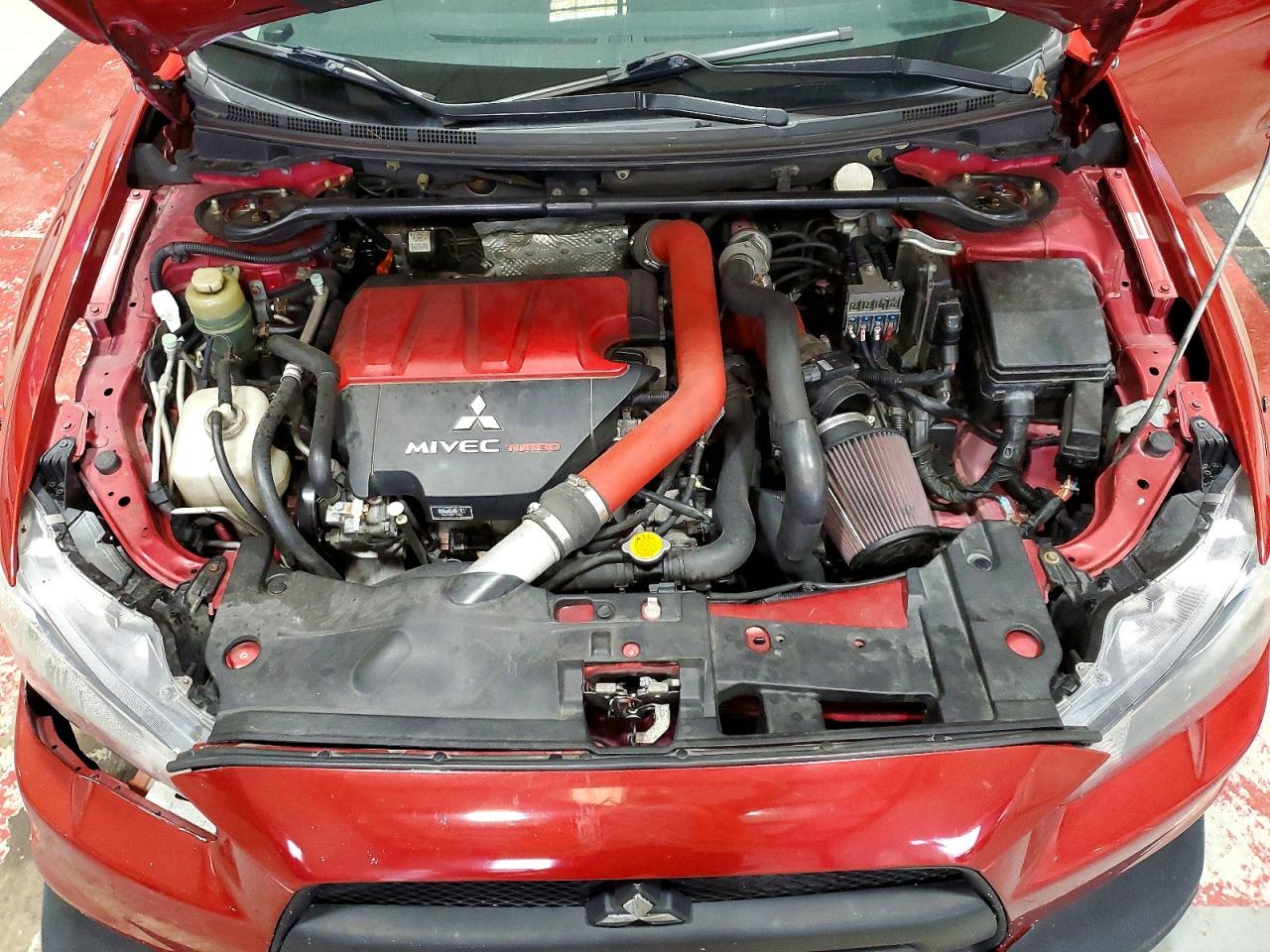 2008 Mitsubishi Lancer Evolution Gsr Red vin: JA3AW86VX8U048354