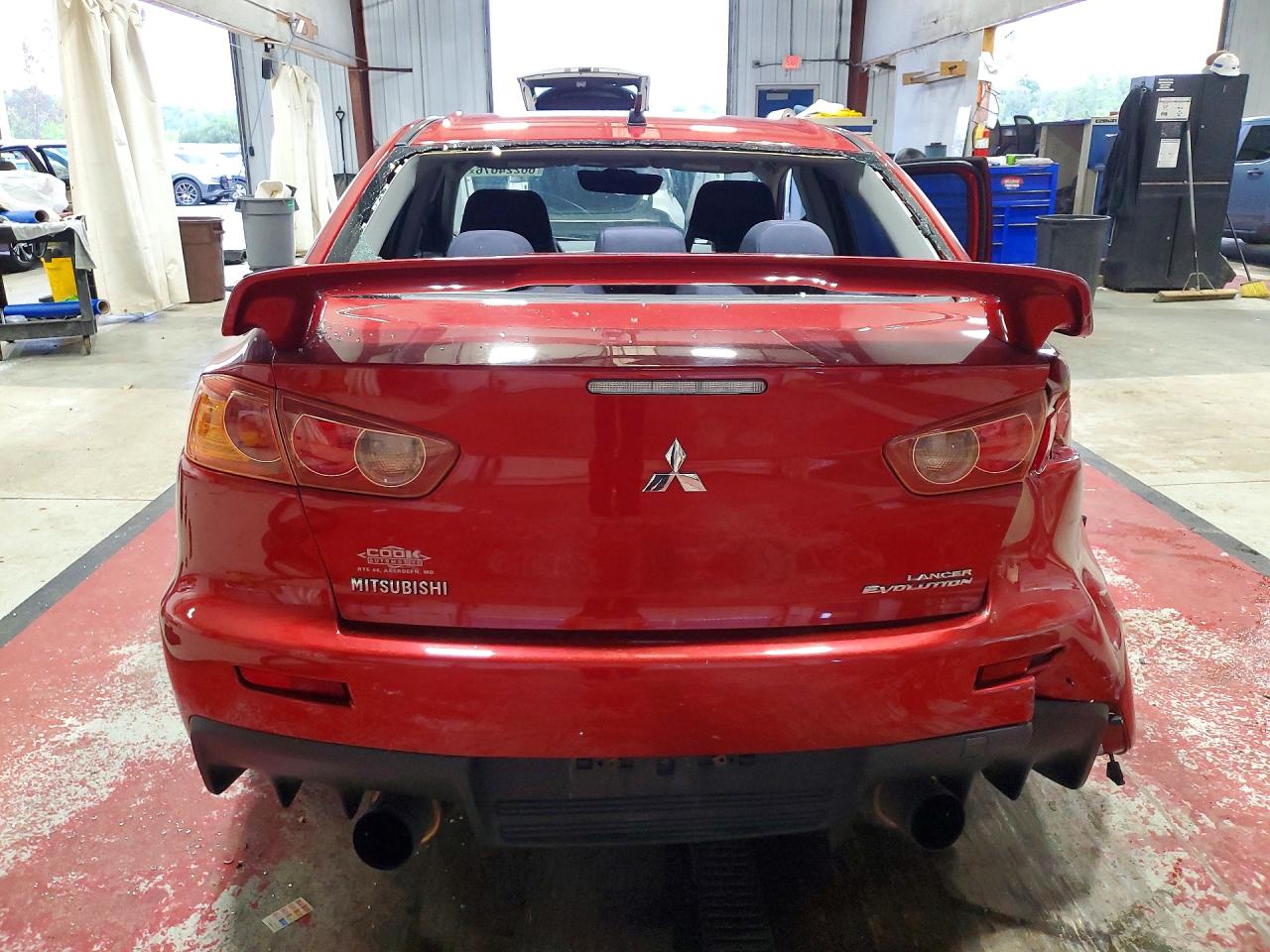 2008 Mitsubishi Lancer Evolution Gsr Red vin: JA3AW86VX8U048354