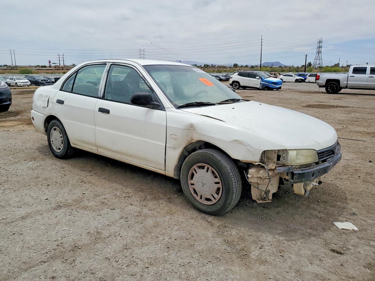 1999 Mitsubishi Mirage De White vin: JA3AY26A5XU045963