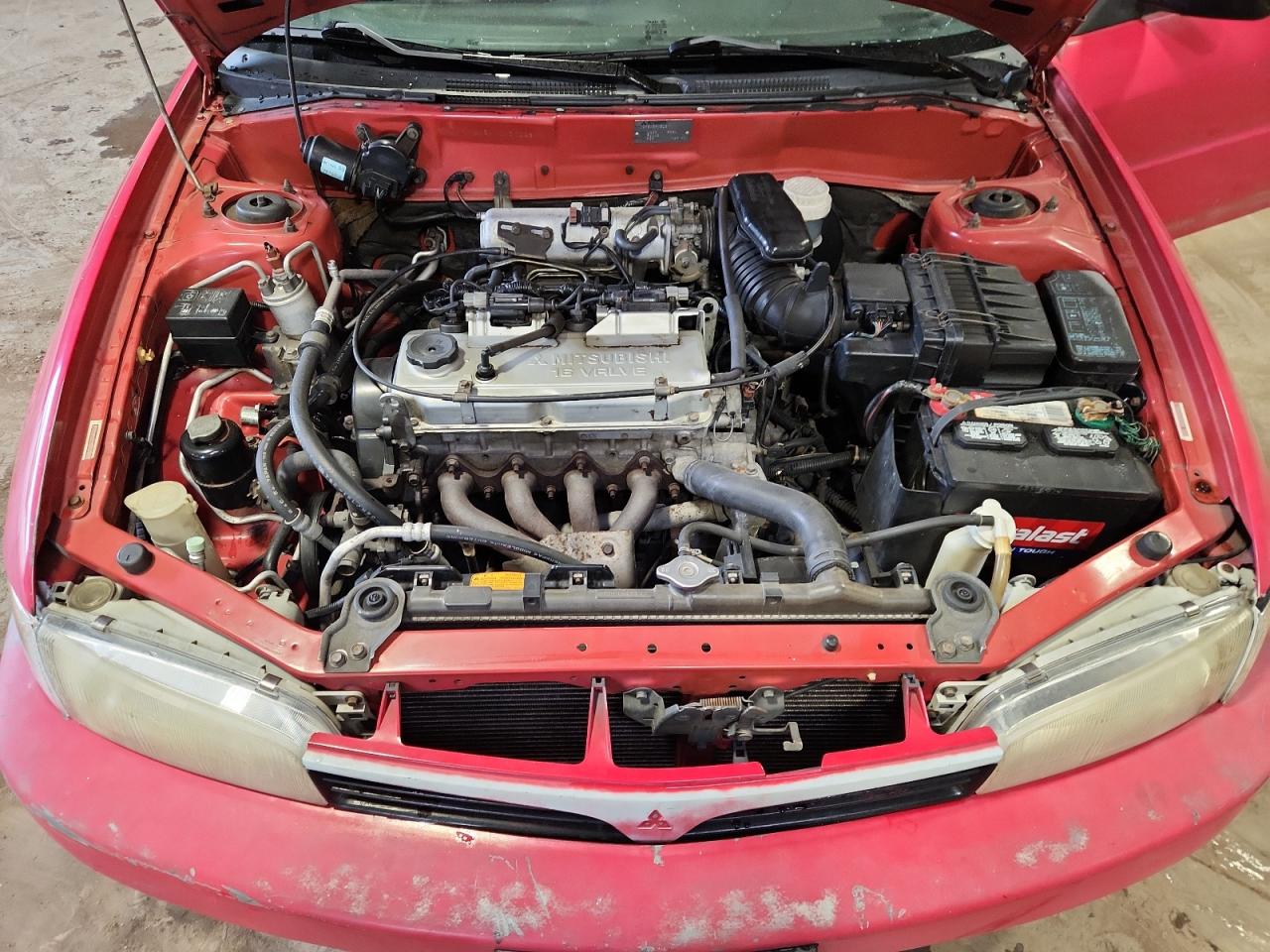 2001 Mitsubishi Mirage Es Red vin: JA3AY26C01U050223