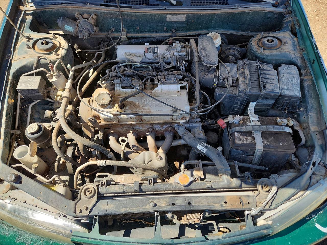 2000 Mitsubishi Mirage De Green vin: JA3AY26C2YU008193