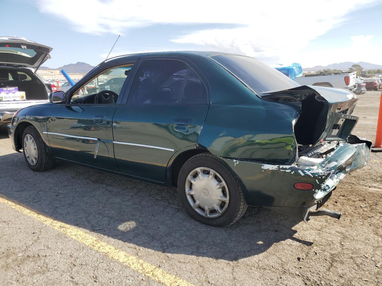 2000 Mitsubishi Mirage De Green vin: JA3AY26C2YU050010