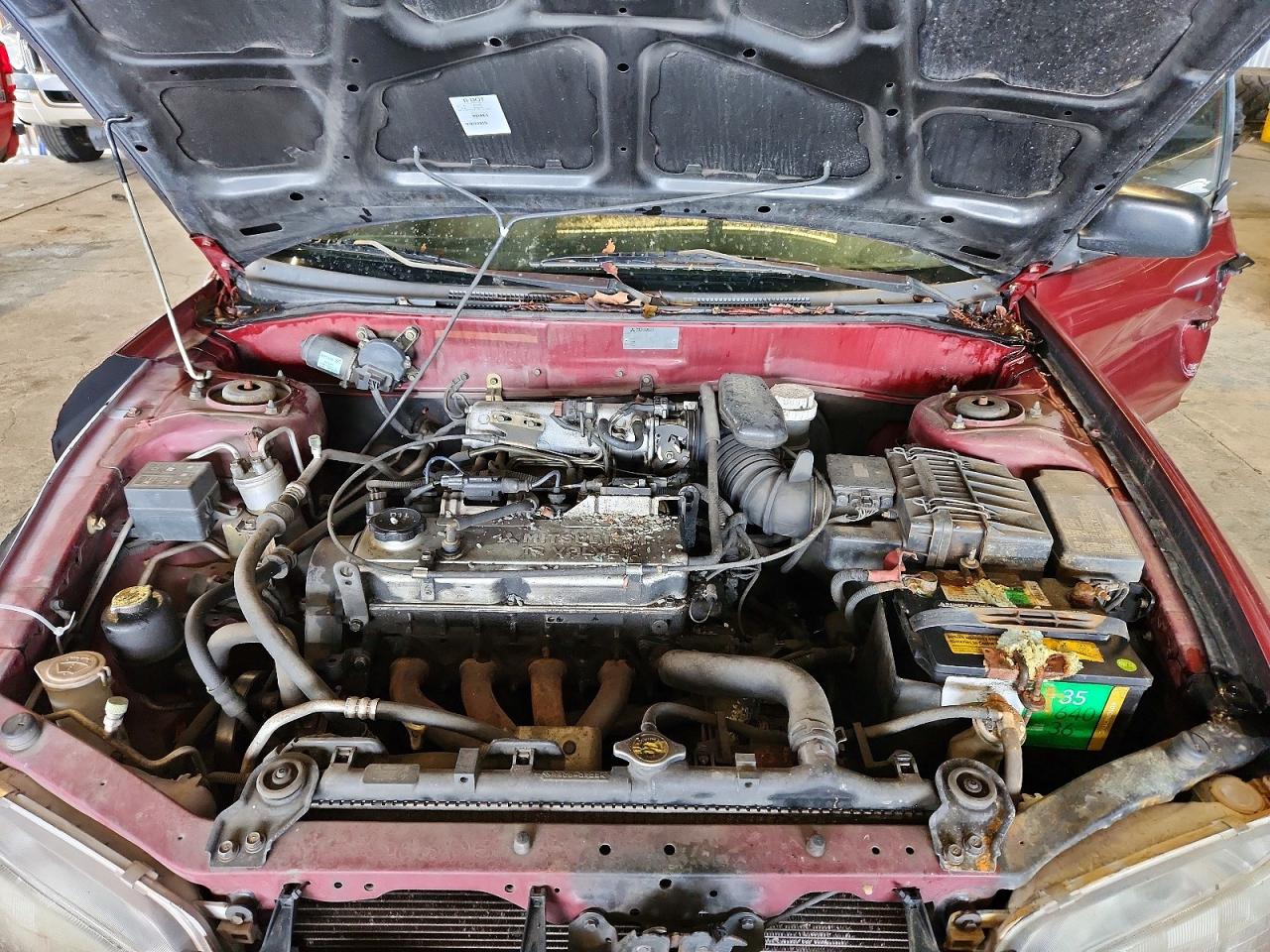 2000 Mitsubishi Mirage De Red vin: JA3AY26C3YU031708