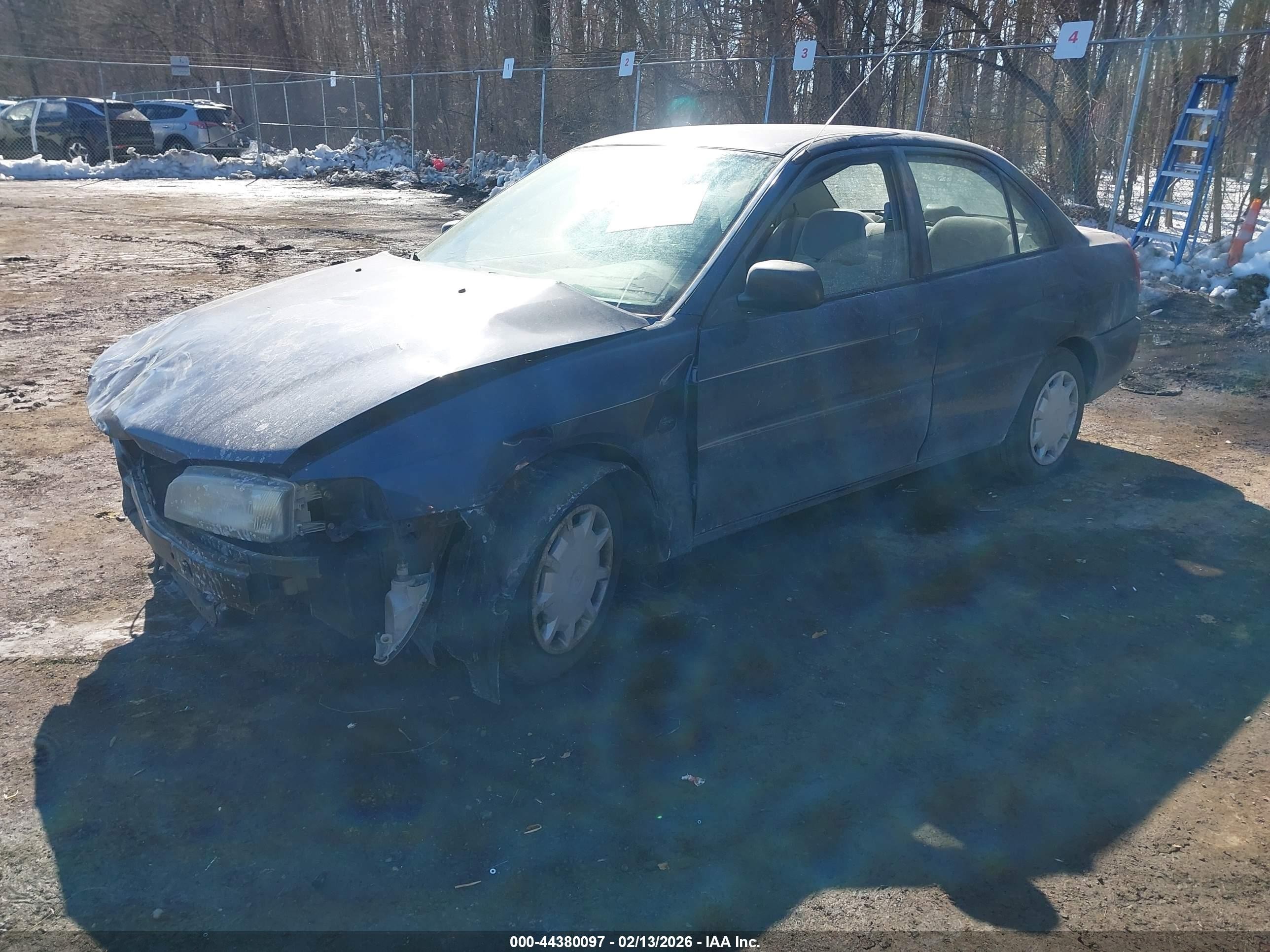 2001 Mitsubishi Mirage Es Blue vin: JA3AY26C41U008427