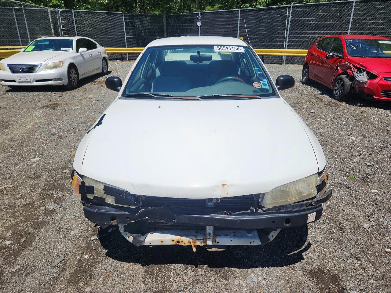 2001 Mitsubishi Mirage Es White vin: JA3AY26C41U051293