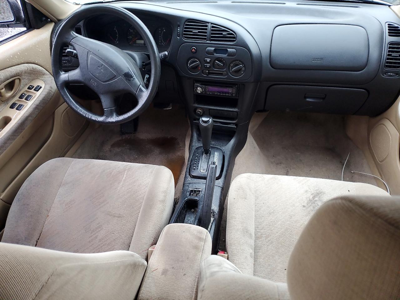 2001 Mitsubishi Mirage Es White vin: JA3AY26C41U052816
