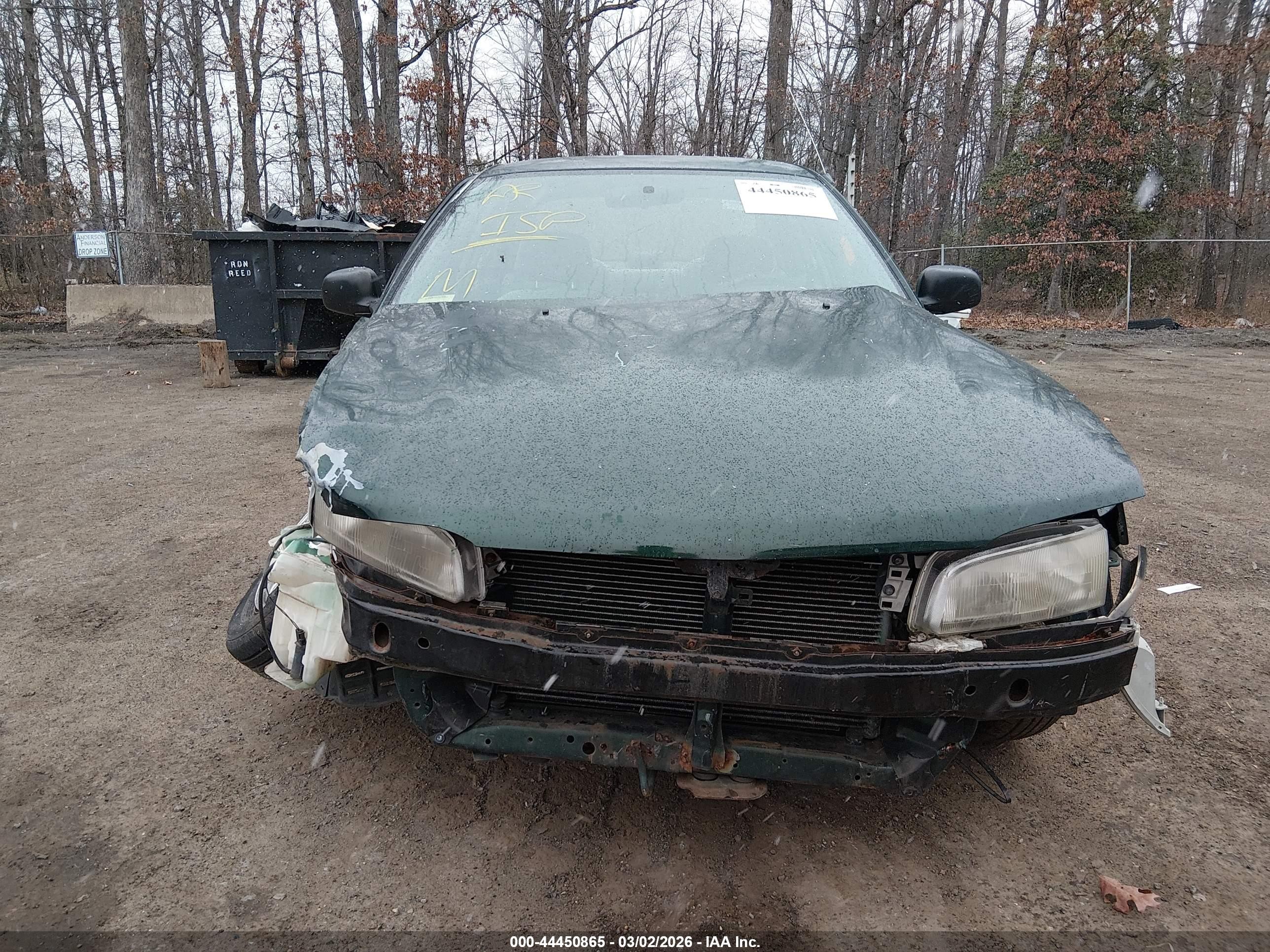 2001 Mitsubishi Mirage Es Green vin: JA3AY26C61U007053