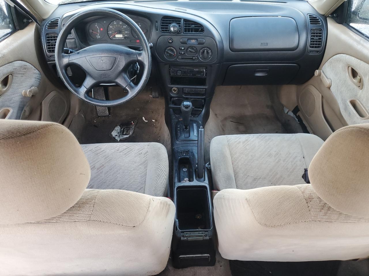 2001 Mitsubishi Mirage Es White vin: JA3AY26C71U036674
