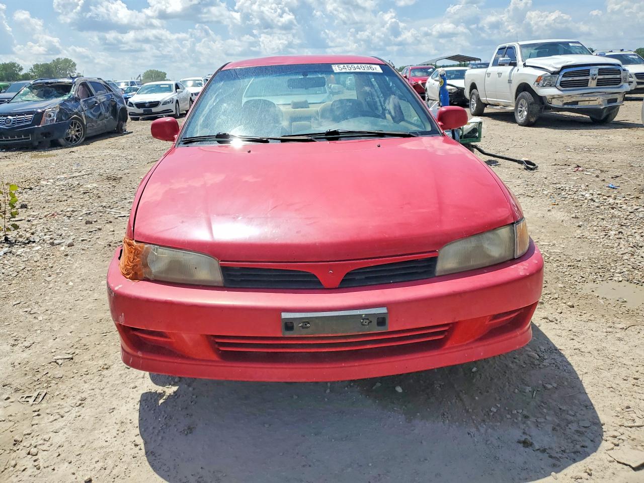 2000 Mitsubishi Mirage Red vin: JA3AY26C9YU031888