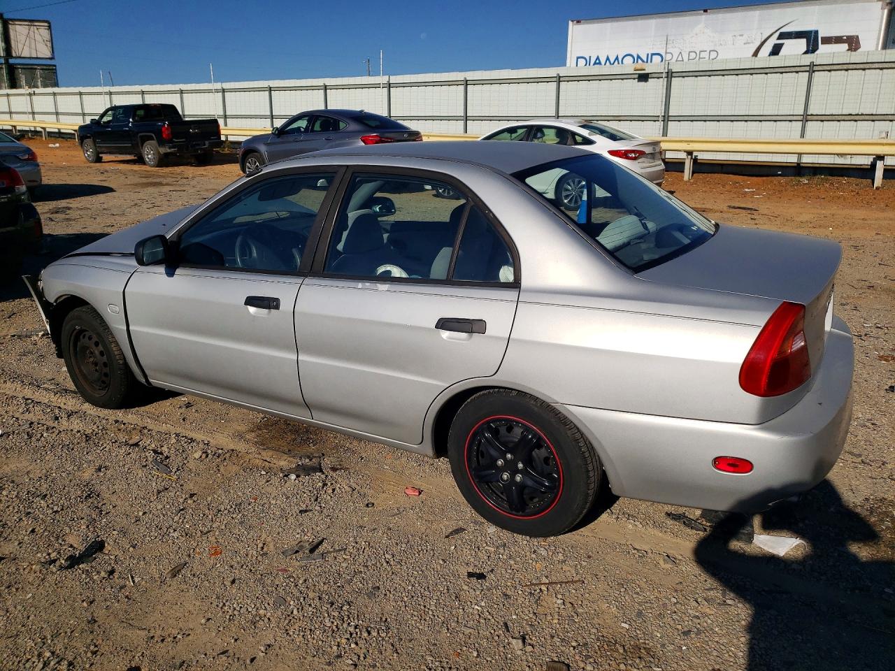 2001 Mitsubishi Mirage Es Silver vin: JA3AY26CX1U042632