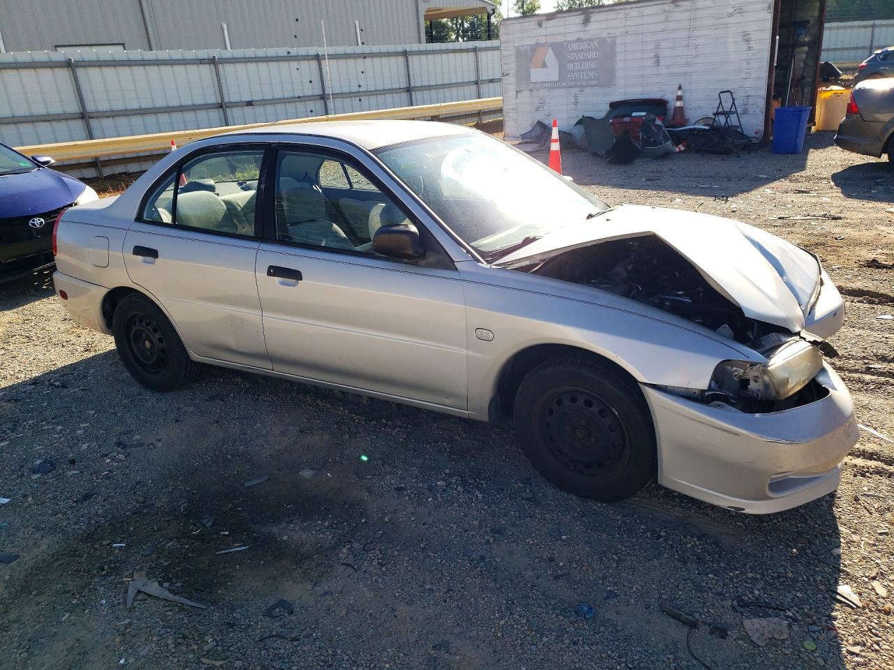 2001 Mitsubishi Mirage Es Silver vin: JA3AY26CX1U042632