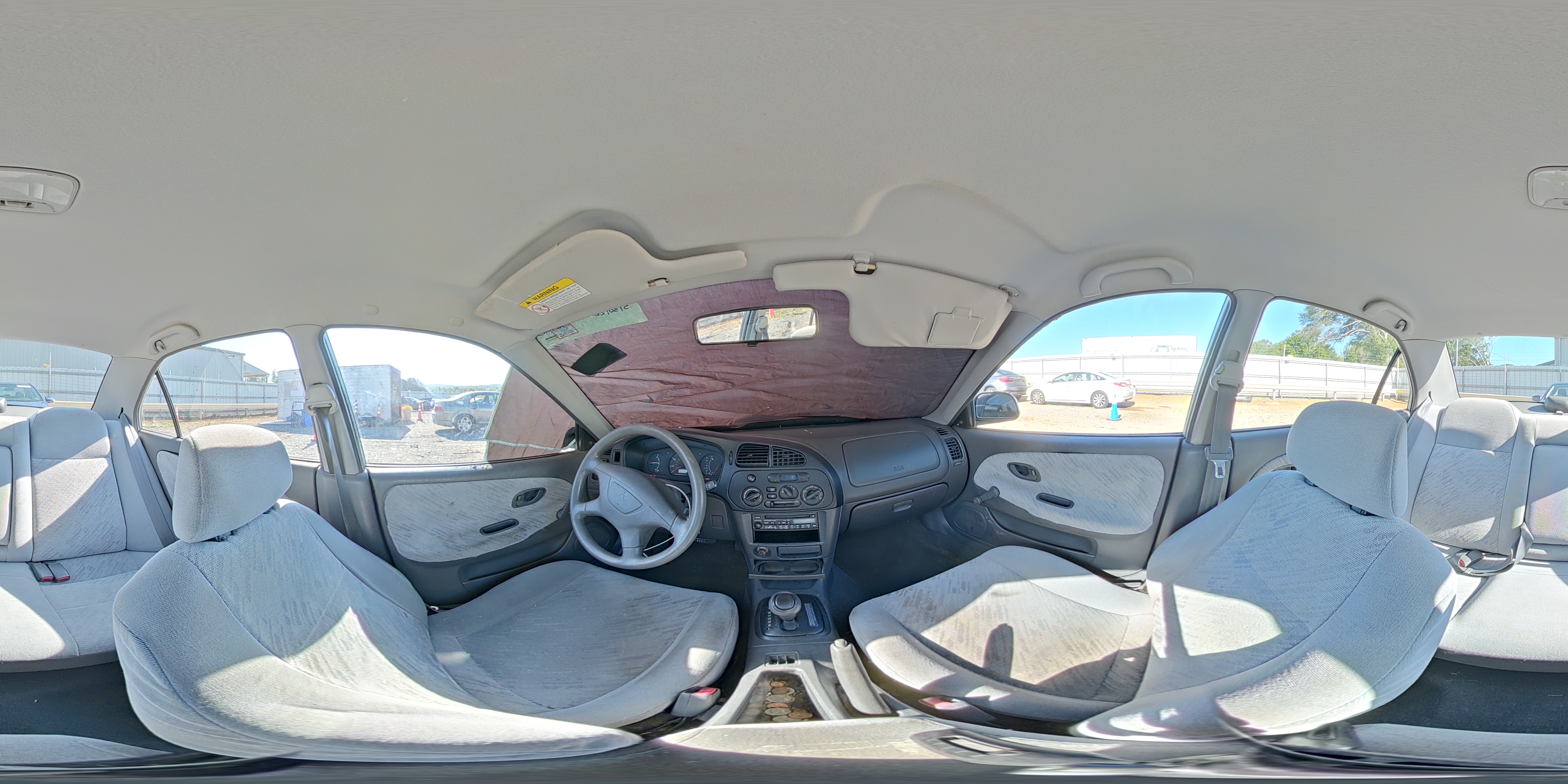 2001 Mitsubishi Mirage Es Silver vin: JA3AY26CX1U042632