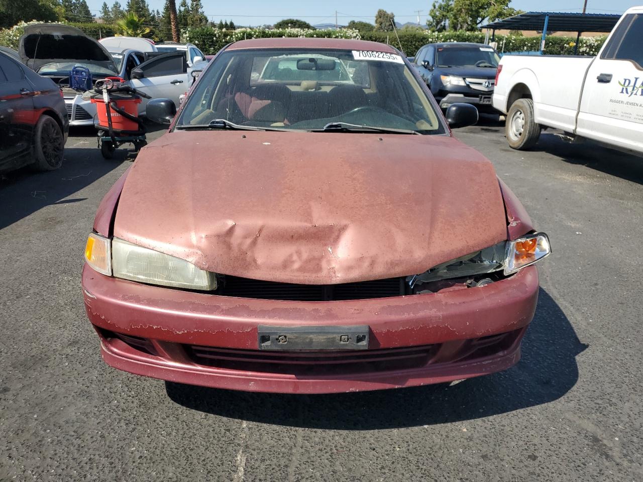 2000 Mitsubishi Mirage De Red vin: JA3AY26CXYU016316