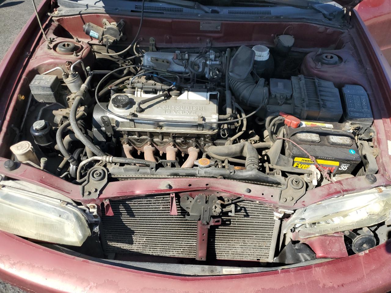 2000 Mitsubishi Mirage De Red vin: JA3AY26CXYU016316