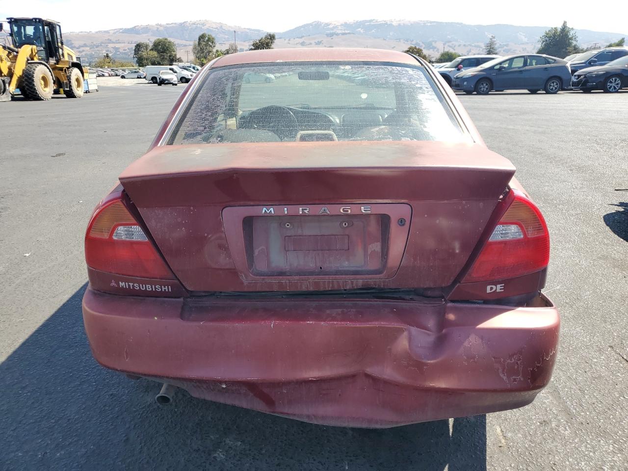 2000 Mitsubishi Mirage De Red vin: JA3AY26CXYU016316
