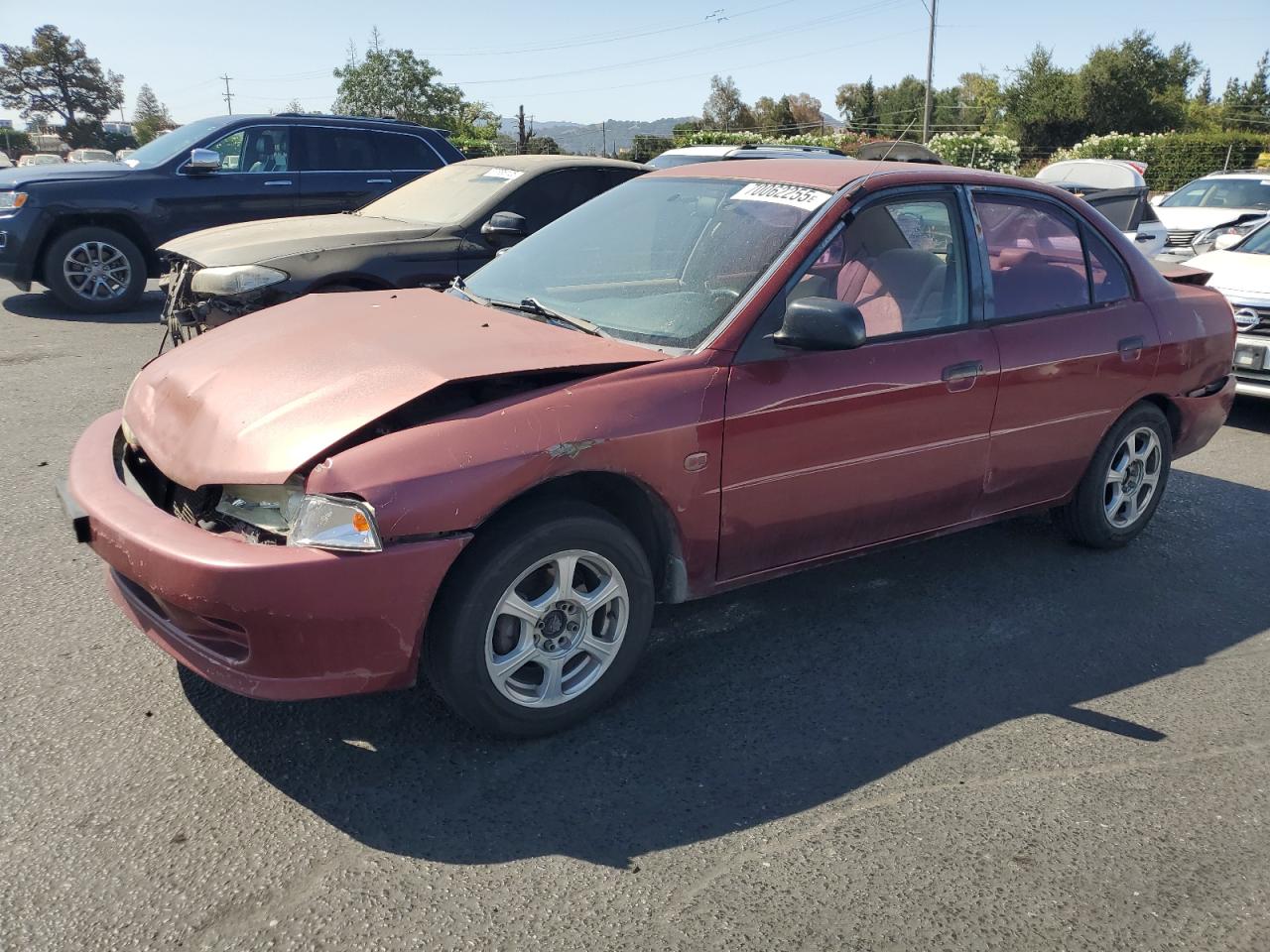 2000 Mitsubishi Mirage De Red vin: JA3AY26CXYU016316