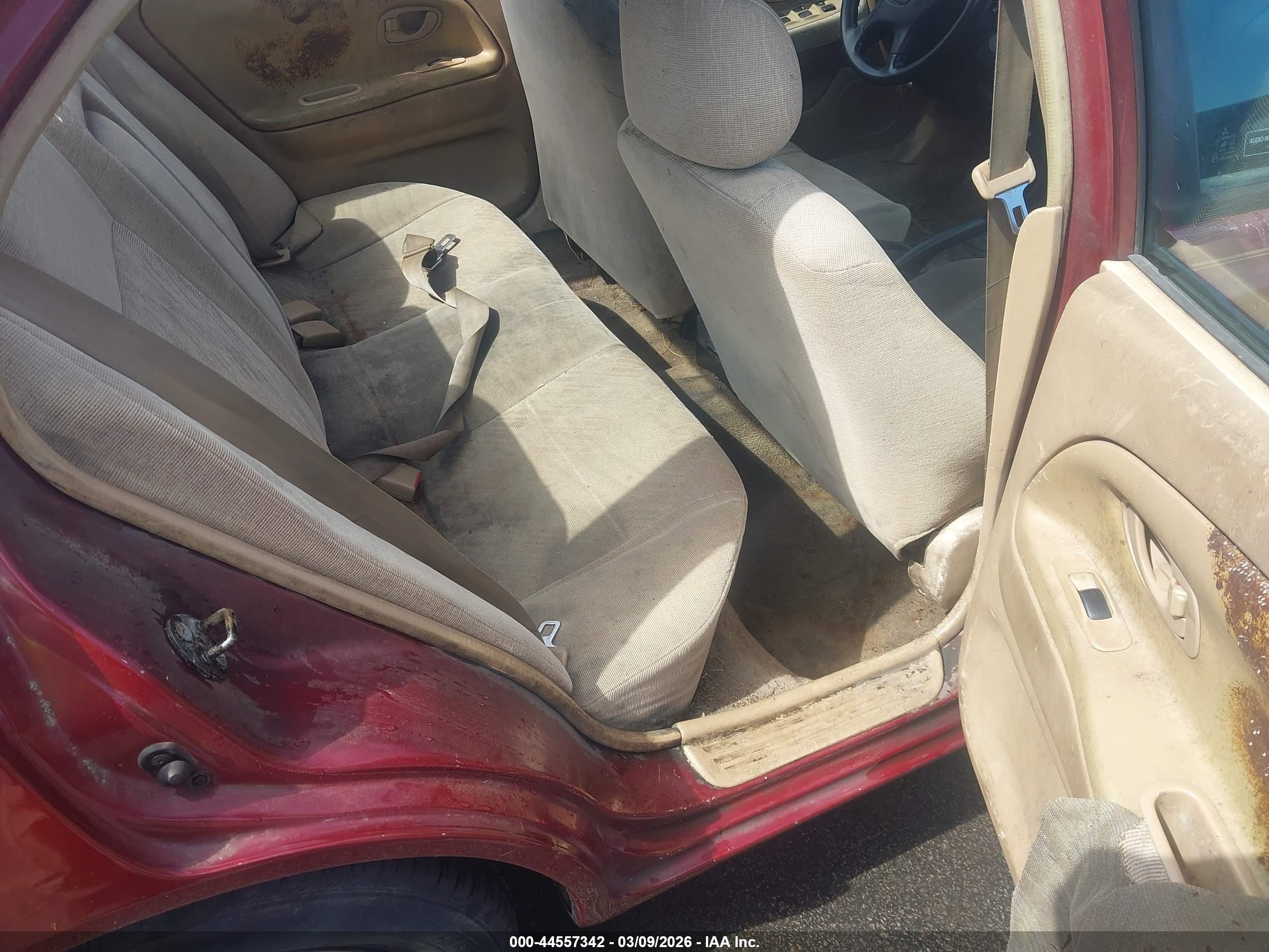 2000 Mitsubishi Mirage De Red vin: JA3AY26CXYU030328