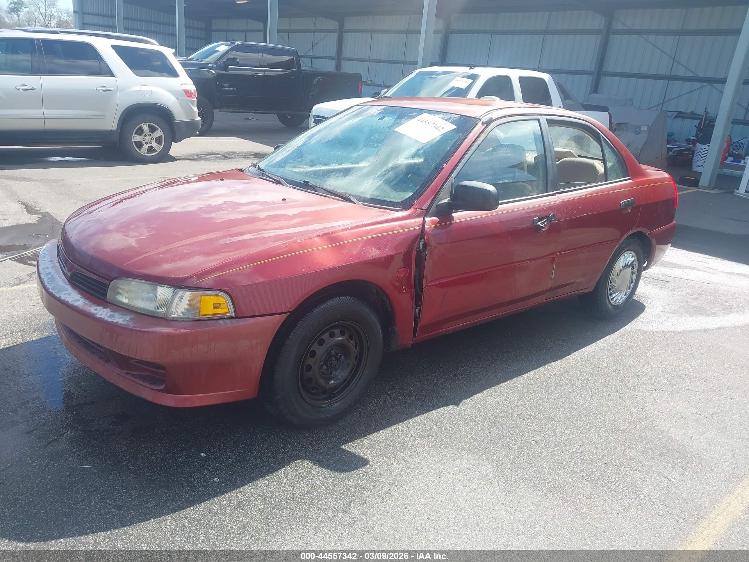 2000 Mitsubishi Mirage De Red vin: JA3AY26CXYU030328