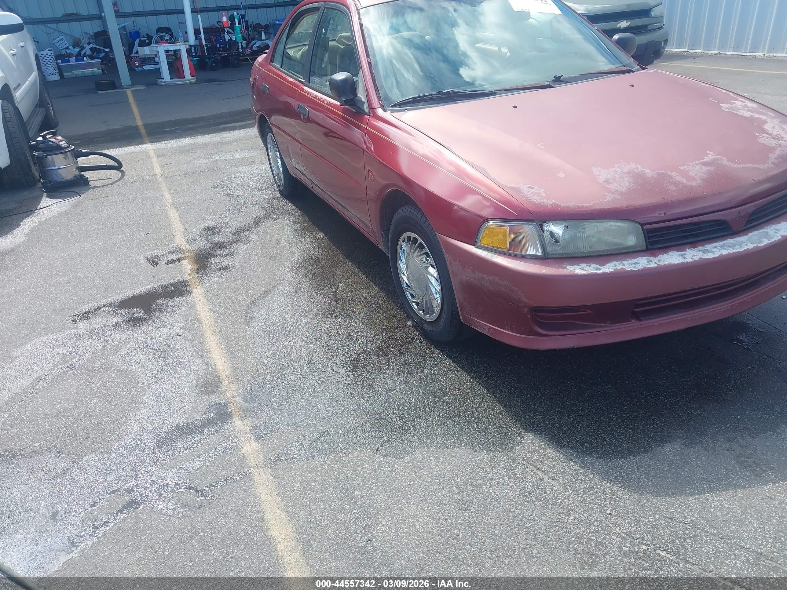 2000 Mitsubishi Mirage De Red vin: JA3AY26CXYU030328