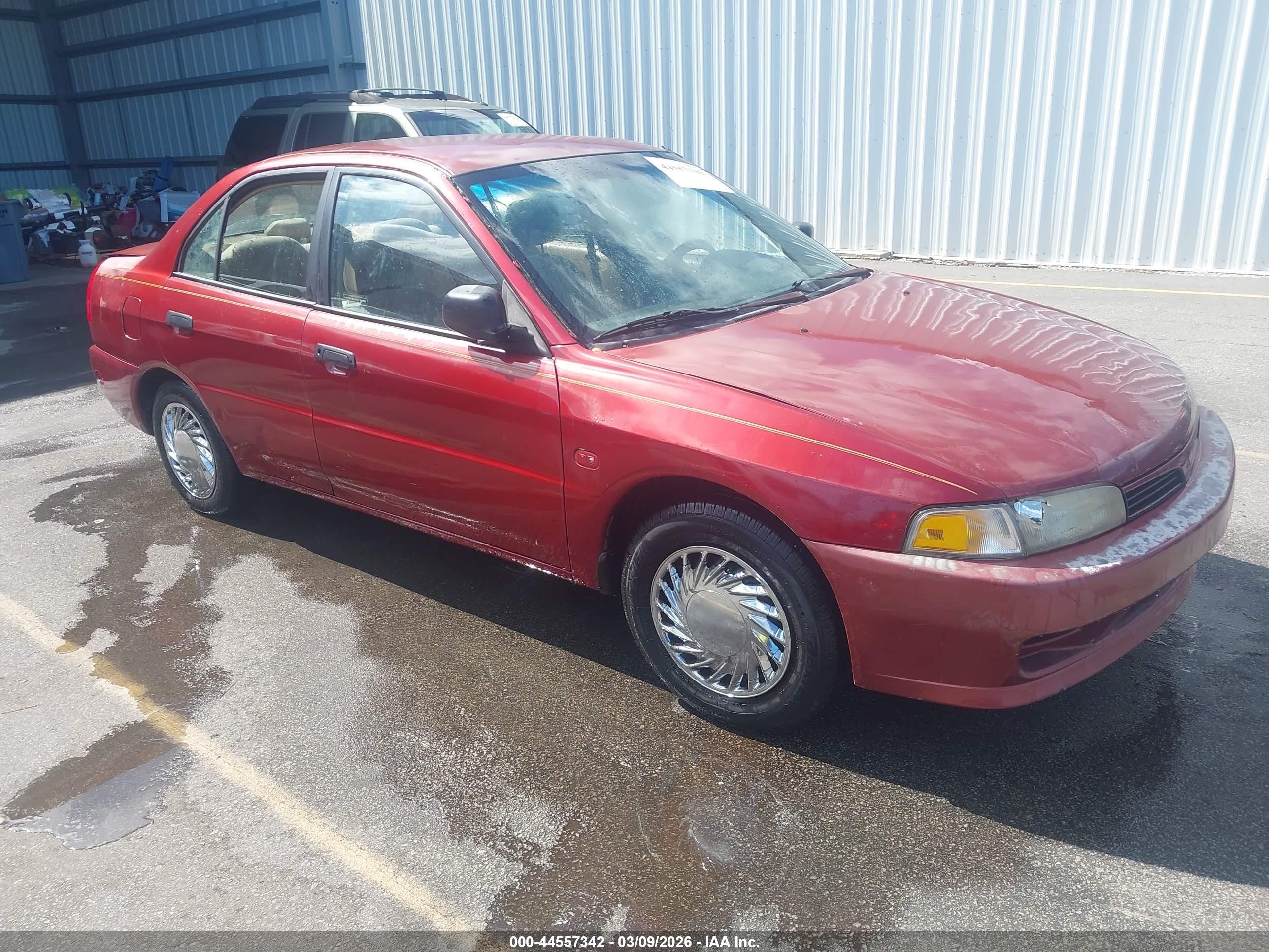 2000 Mitsubishi Mirage De Red vin: JA3AY26CXYU030328