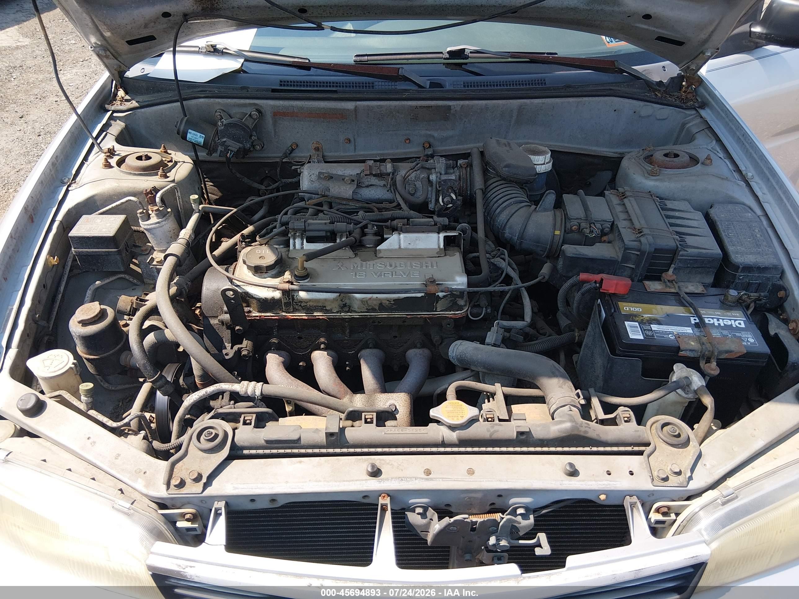 2000 Mitsubishi Mirage De Silver vin: JA3AY26CXYU035948