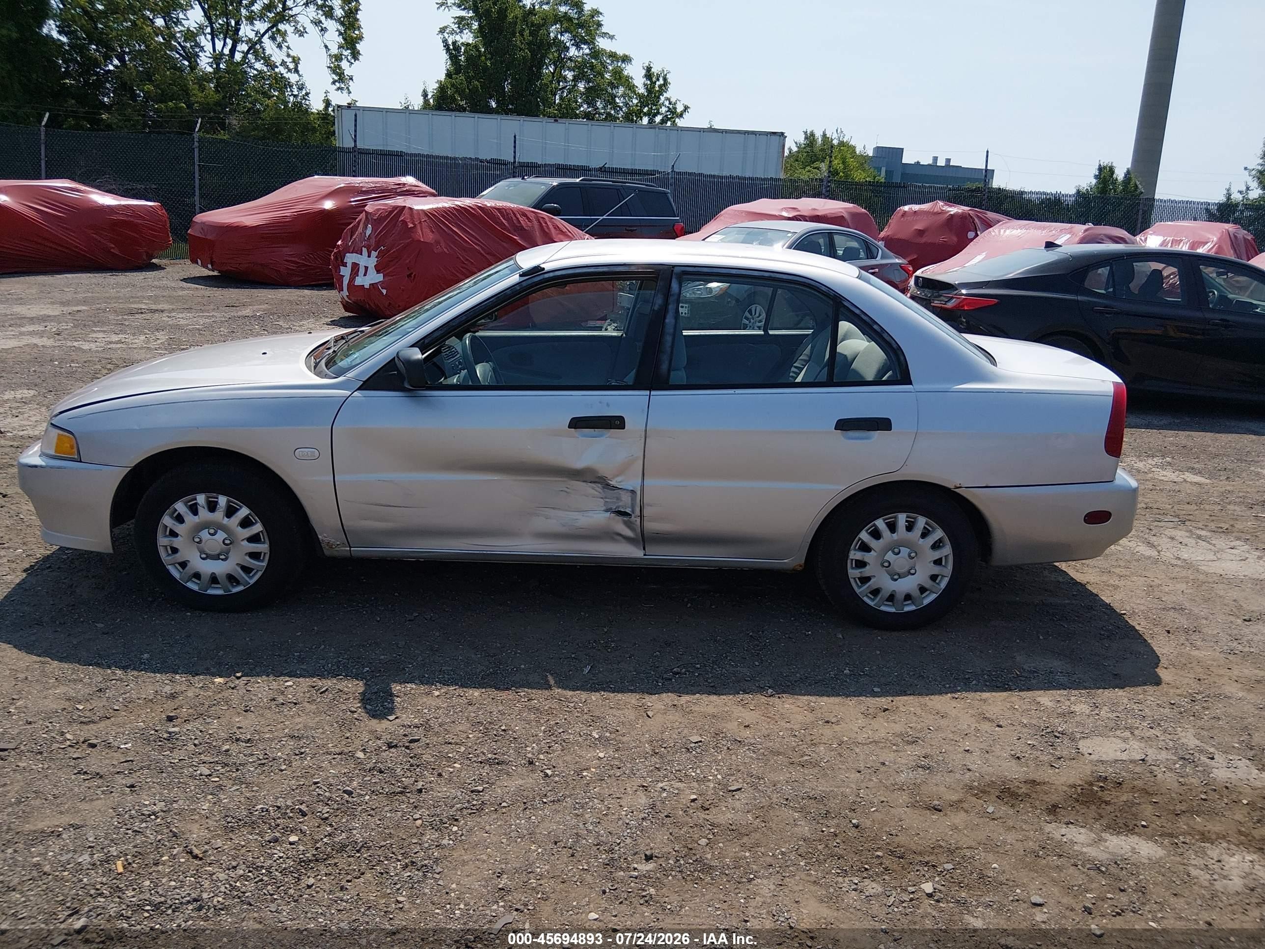 2000 Mitsubishi Mirage De Silver vin: JA3AY26CXYU035948