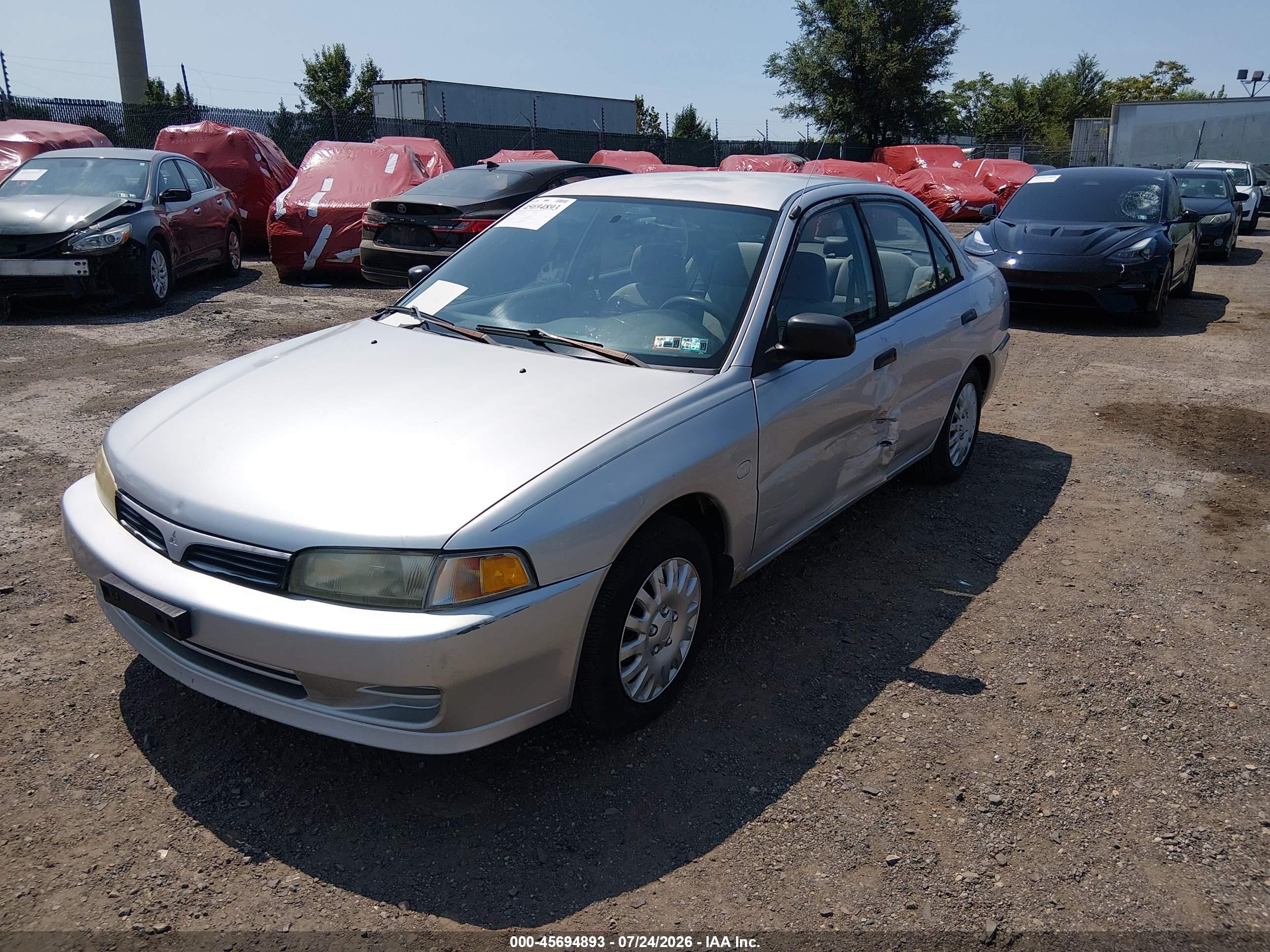 2000 Mitsubishi Mirage De Silver vin: JA3AY26CXYU035948