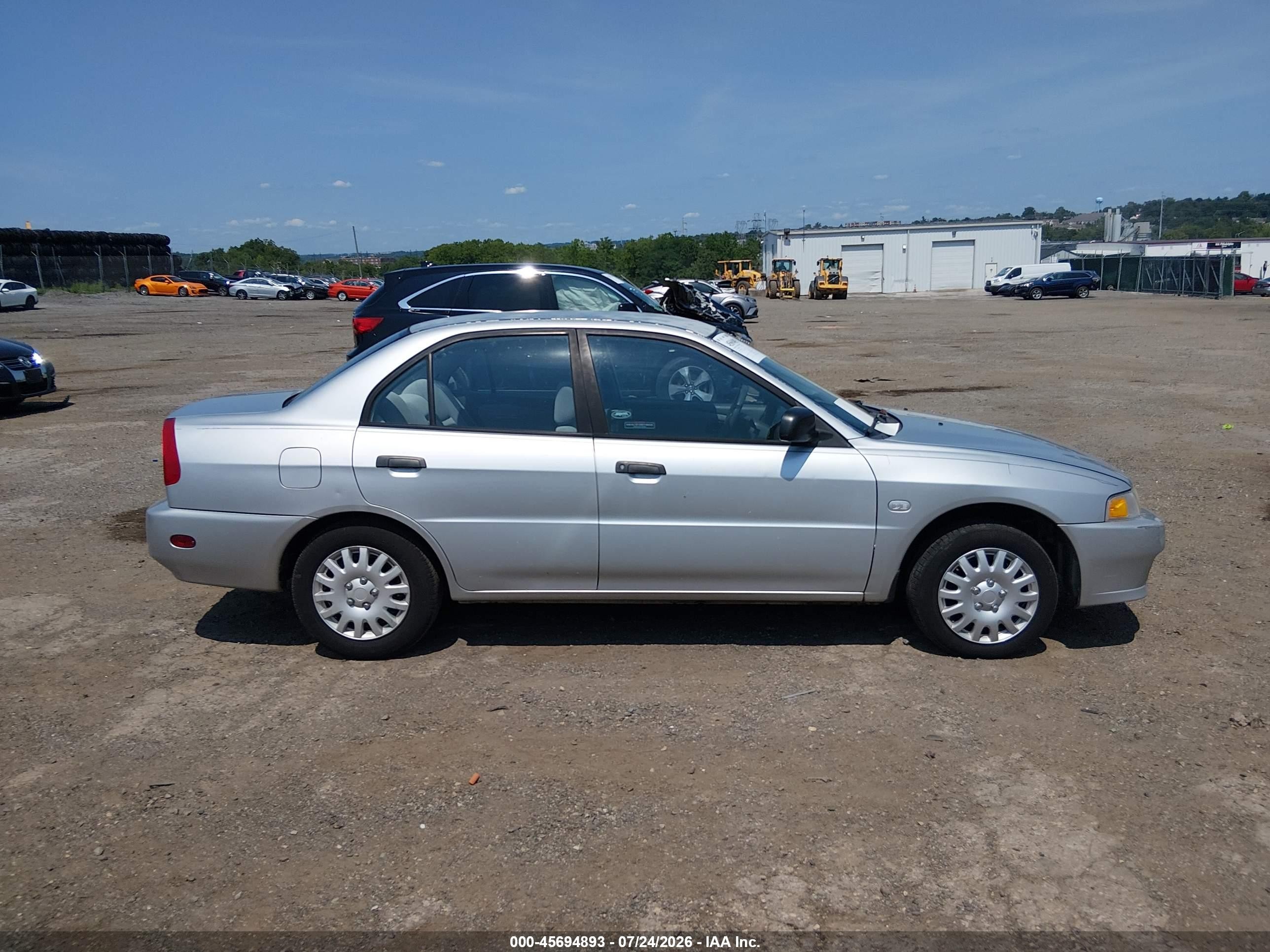 2000 Mitsubishi Mirage De Silver vin: JA3AY26CXYU035948
