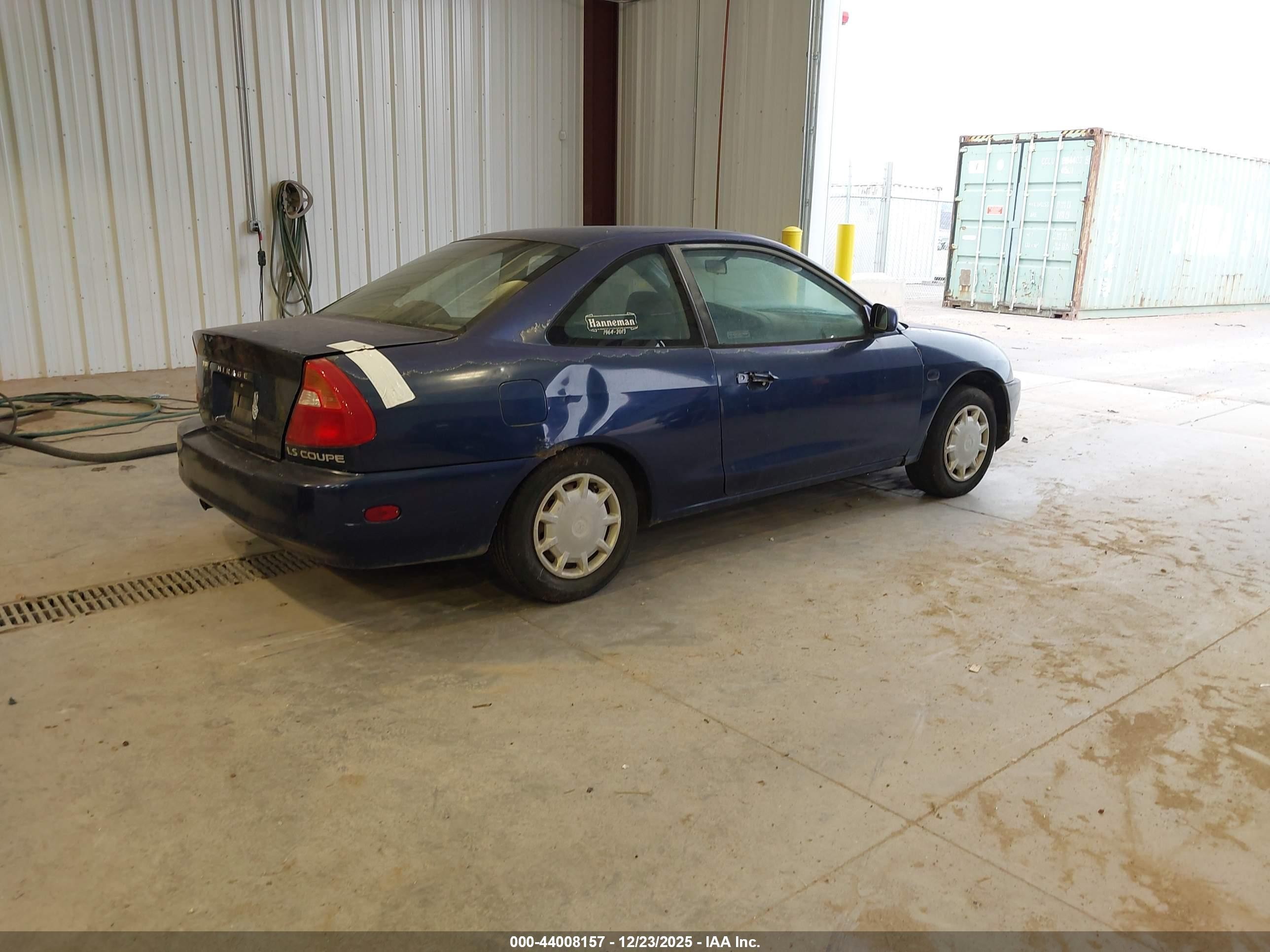 2001 Mitsubishi Mirage Ls Blue vin: JA3AY31C31U014555