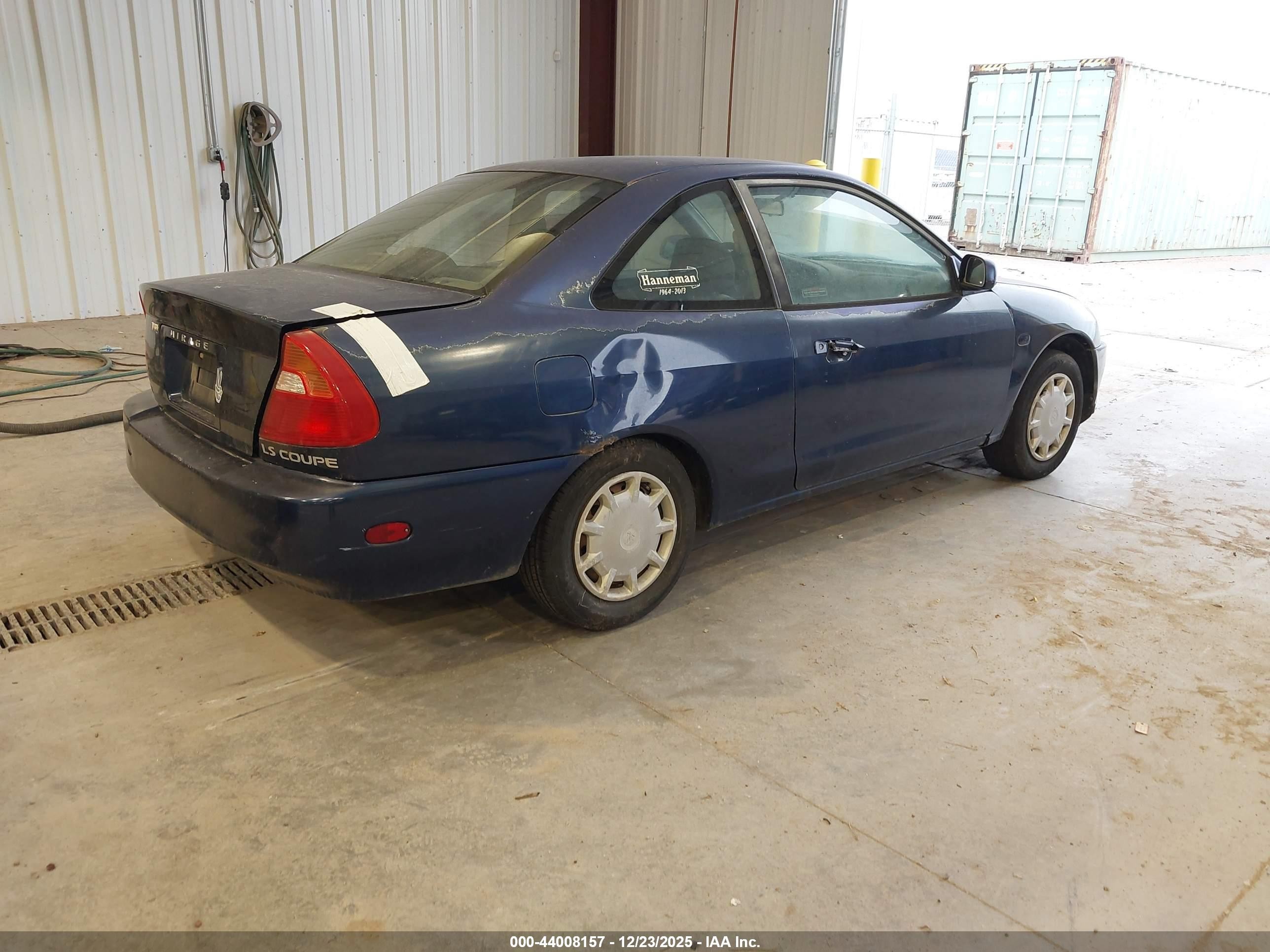 2001 Mitsubishi Mirage Ls Blue vin: JA3AY31C31U014555