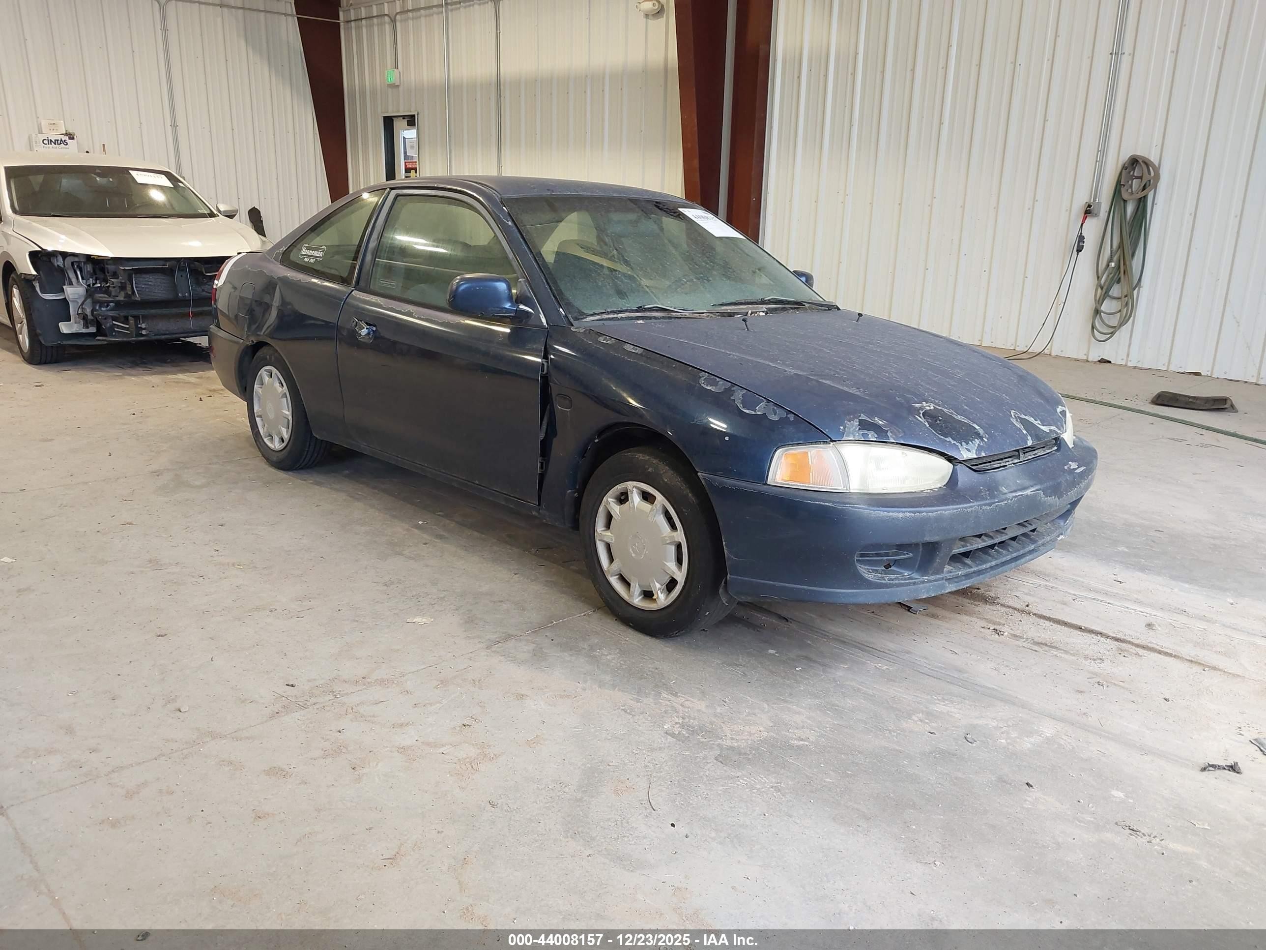 2001 Mitsubishi Mirage Ls Blue vin: JA3AY31C31U014555