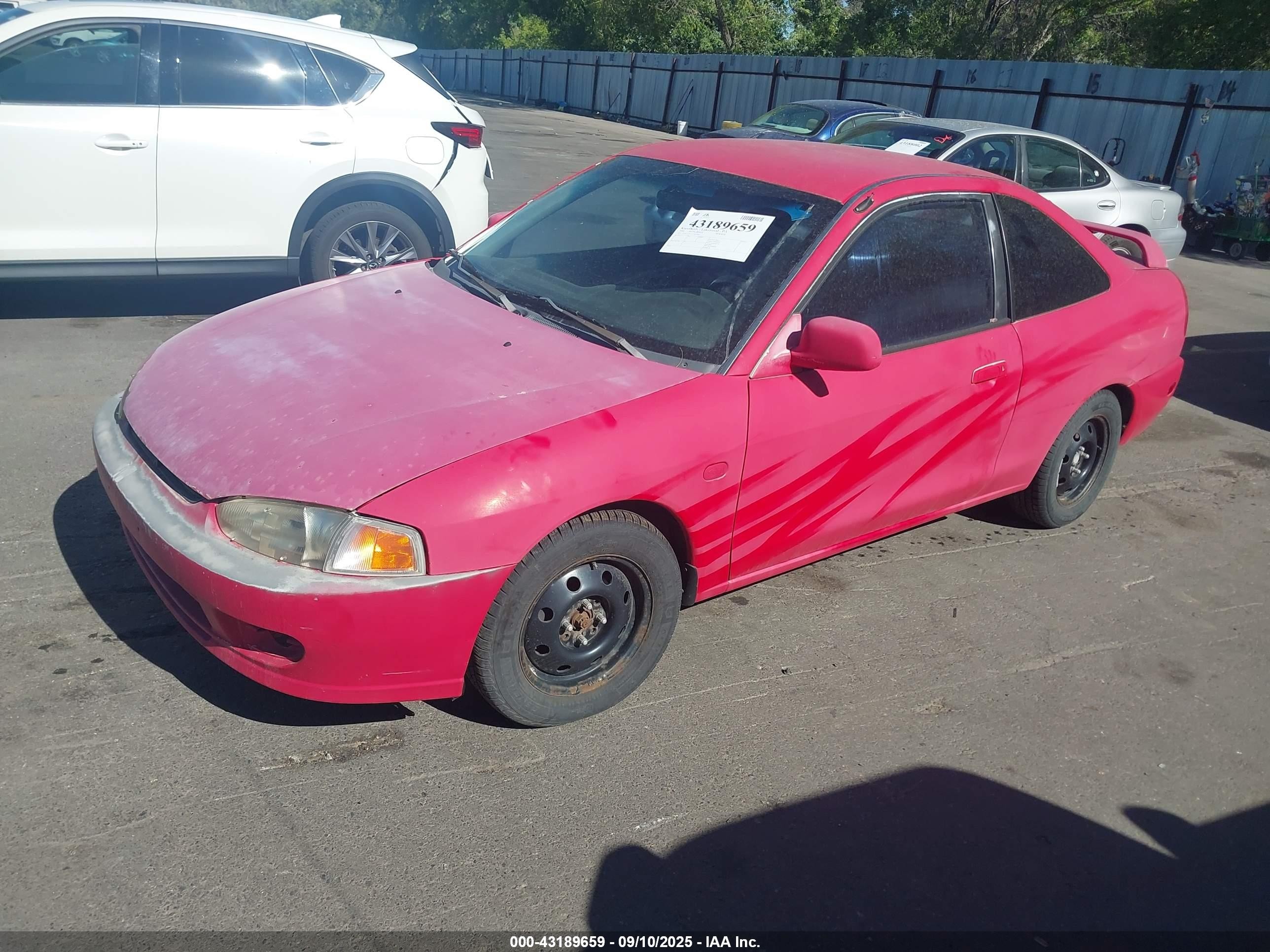 2000 Mitsubishi Mirage Ls Red vin: JA3AY31C5YU032906