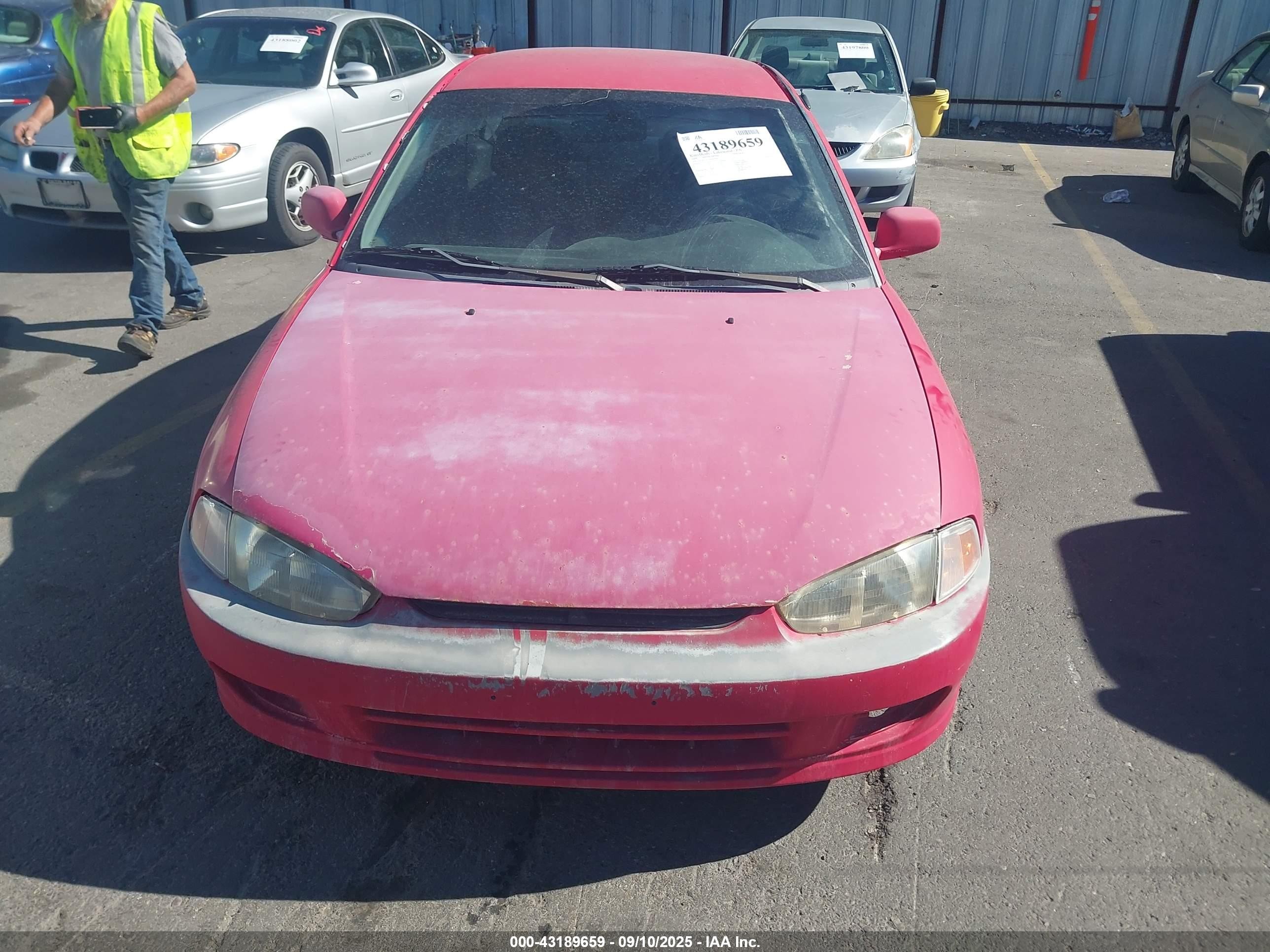 2000 Mitsubishi Mirage Ls Red vin: JA3AY31C5YU032906