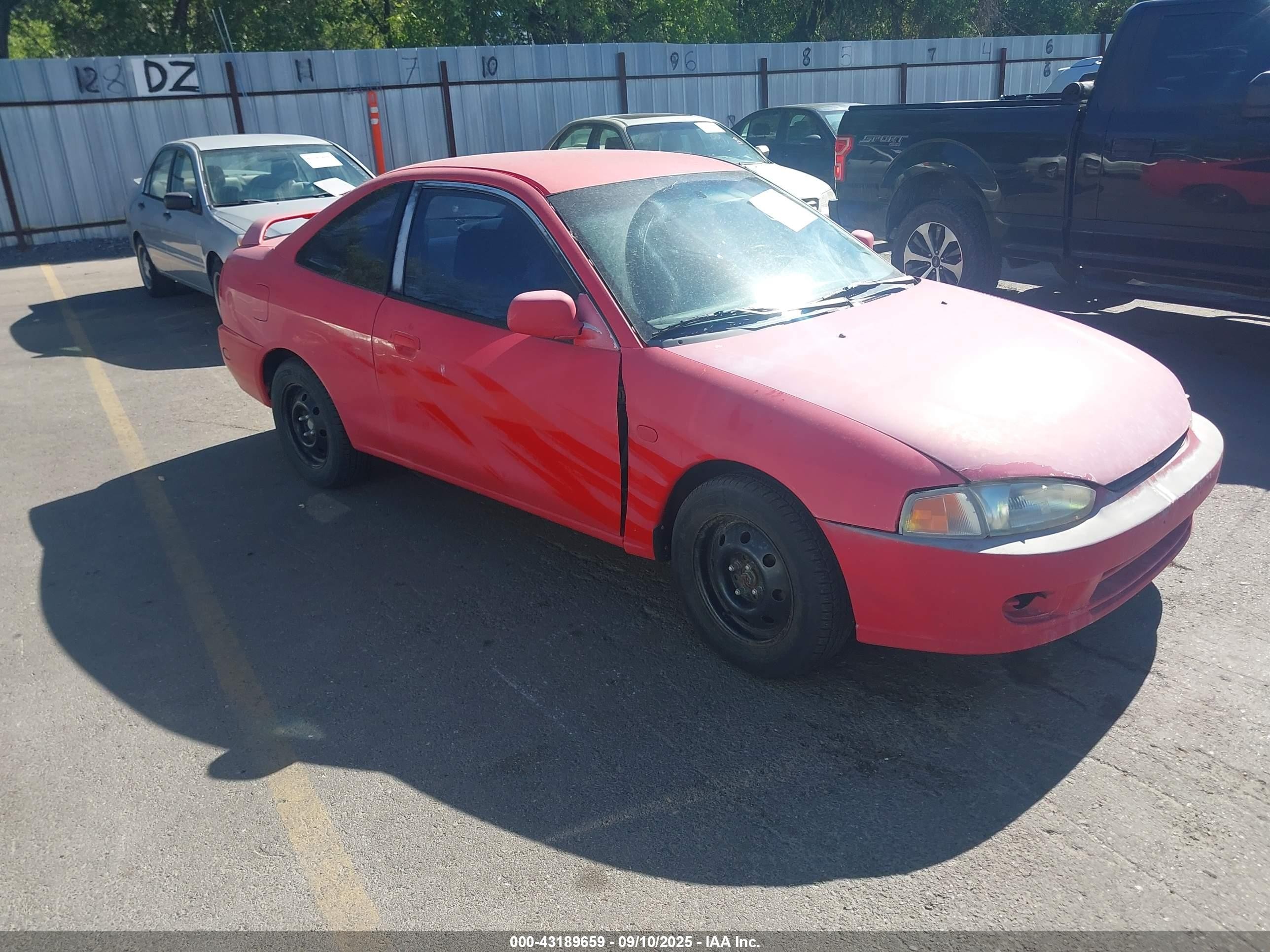 2000 Mitsubishi Mirage Ls Red vin: JA3AY31C5YU032906
