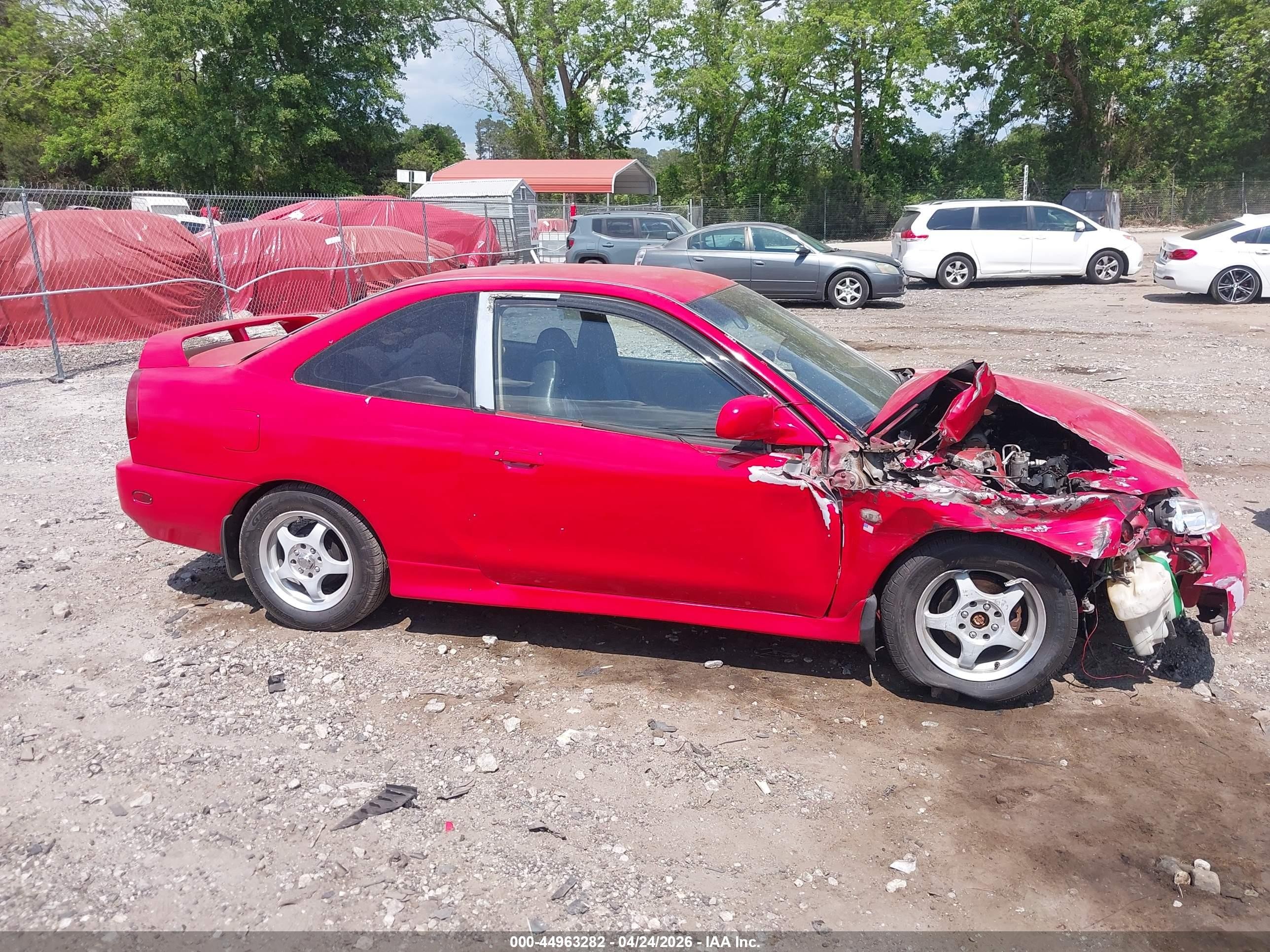 1998 Mitsubishi Mirage Ls 1.8l Red vin: JA3AY31C7WU013559