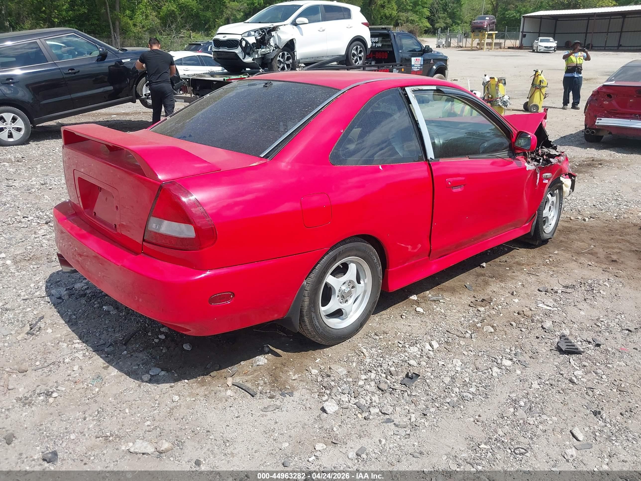 1998 Mitsubishi Mirage Ls 1.8l Red vin: JA3AY31C7WU013559