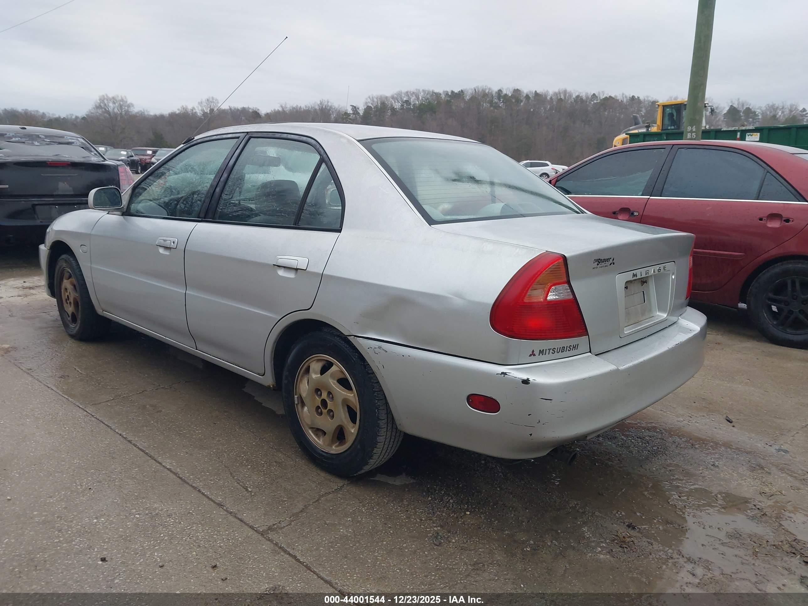 2001 Mitsubishi Mirage Ls Silver vin: JA3AY36C21U040086