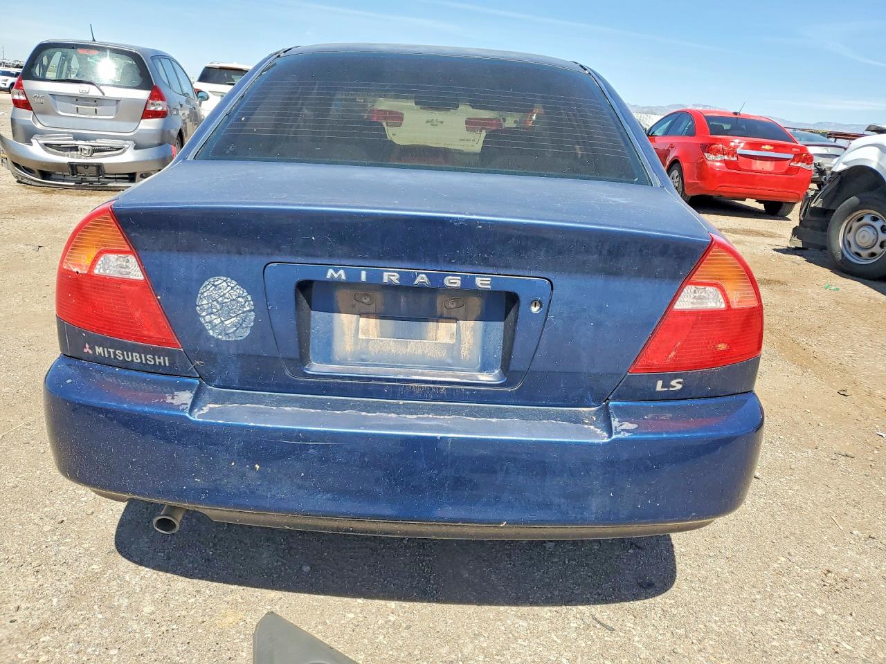 2001 Mitsubishi Mirage Ls Blue vin: JA3AY36C51U032287