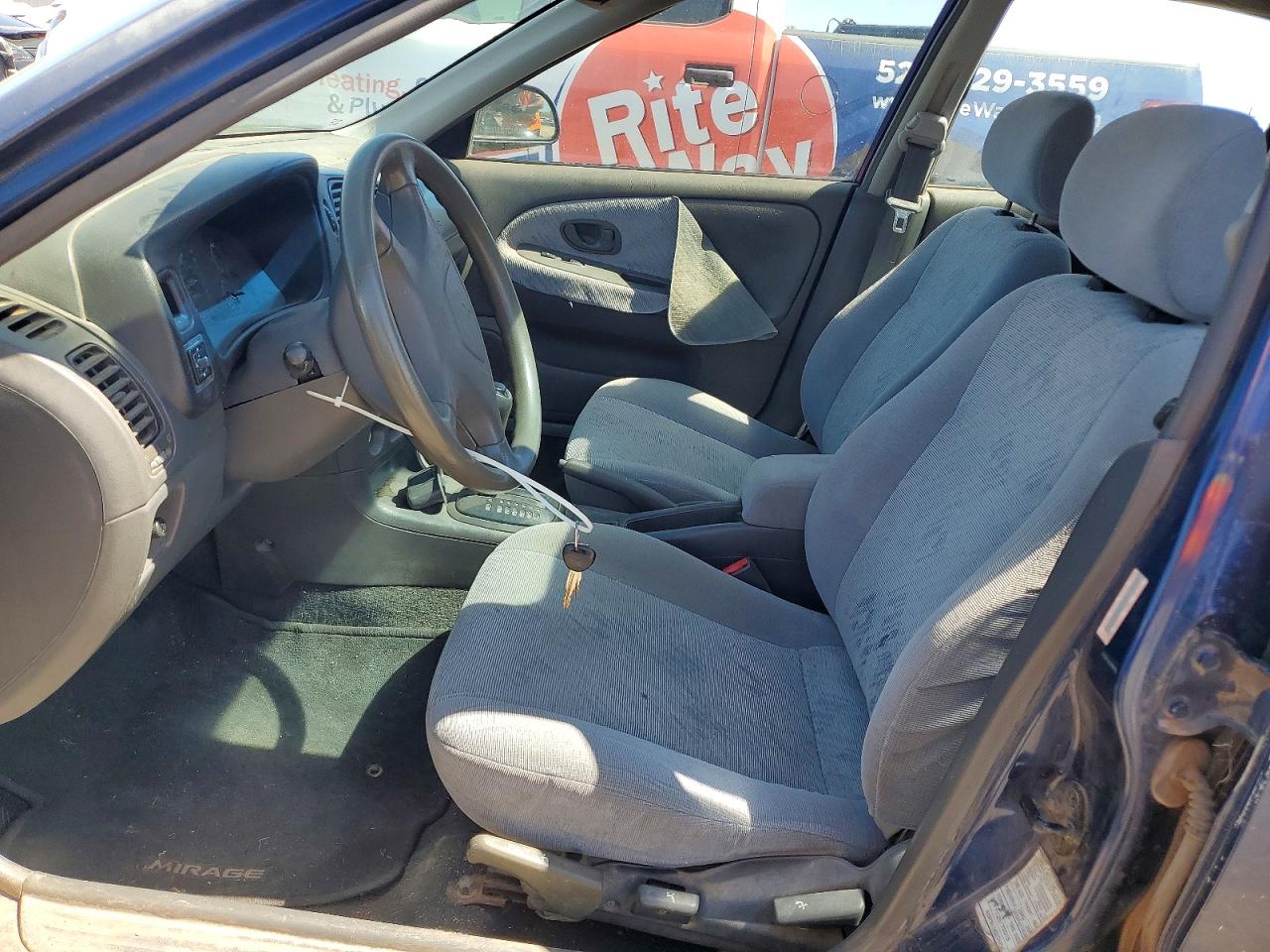 2001 Mitsubishi Mirage Ls Blue vin: JA3AY36C51U032287