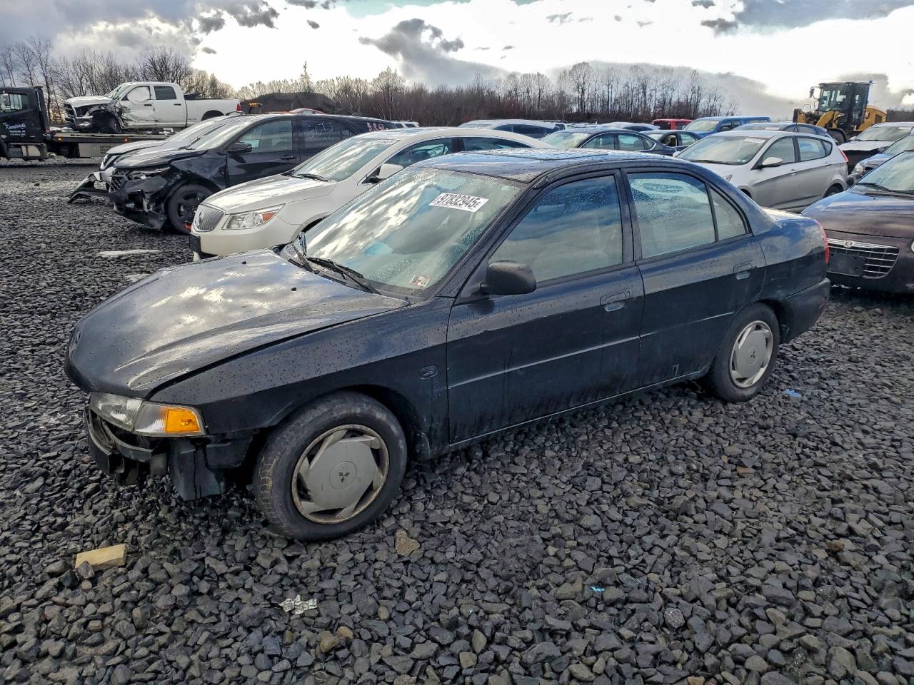 1997 Mitsubishi Mirage Ls Black vin: JA3AY36C6VU046236