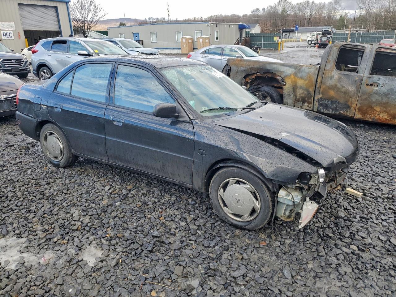 1997 Mitsubishi Mirage Ls Black vin: JA3AY36C6VU046236