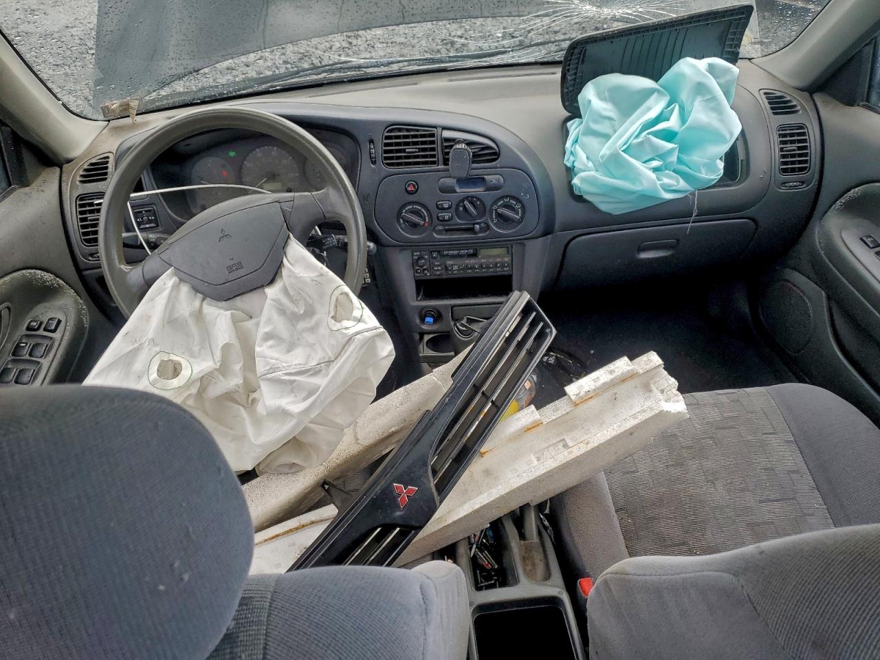 1997 Mitsubishi Mirage Ls Black vin: JA3AY36C6VU046236