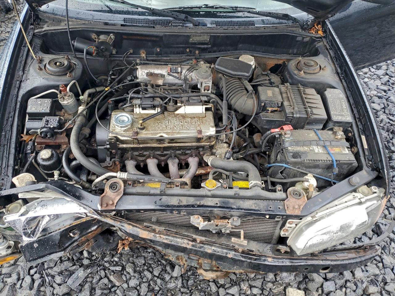 1997 Mitsubishi Mirage Ls Black vin: JA3AY36C6VU046236