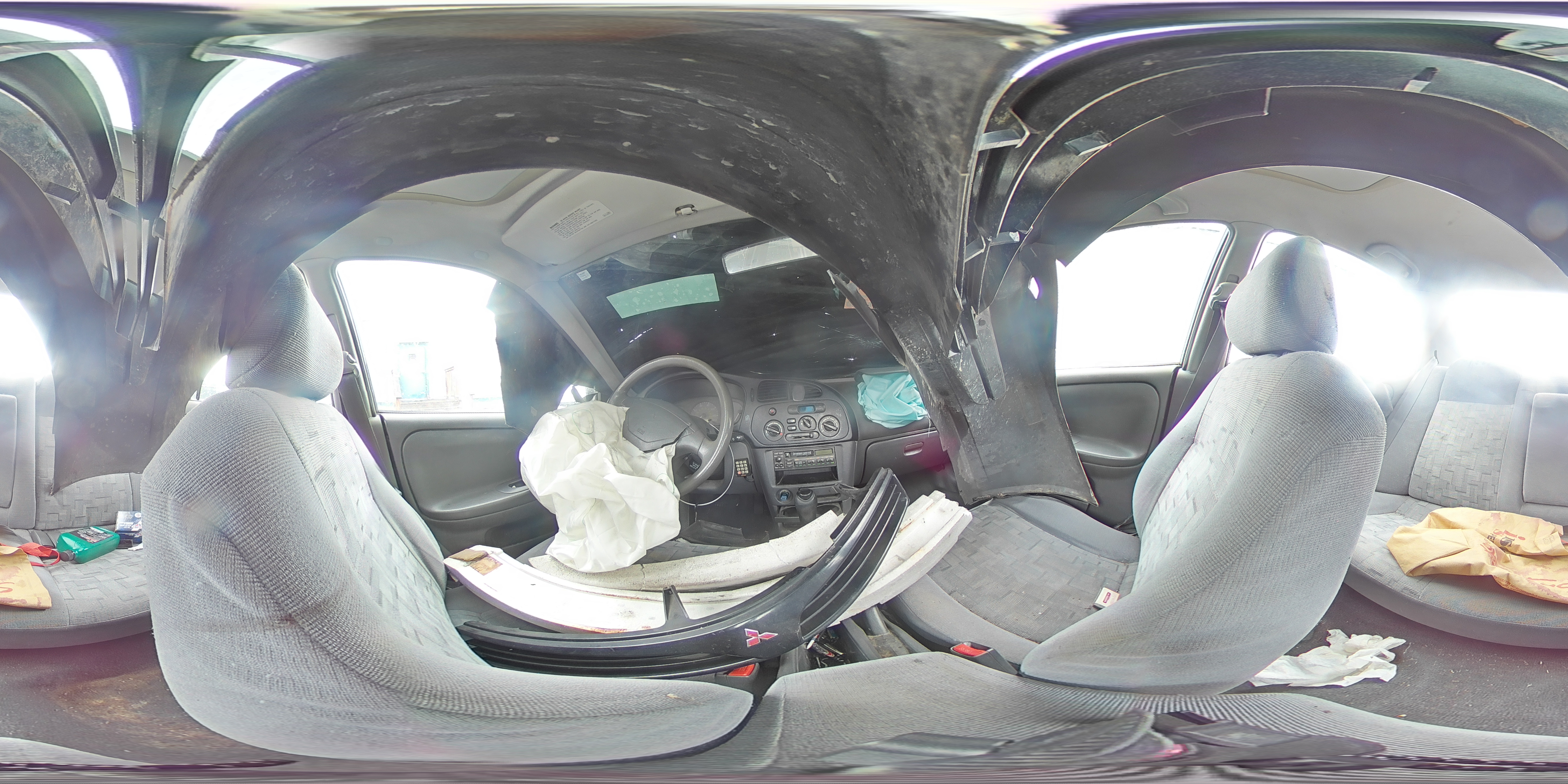 1997 Mitsubishi Mirage Ls Black vin: JA3AY36C6VU046236