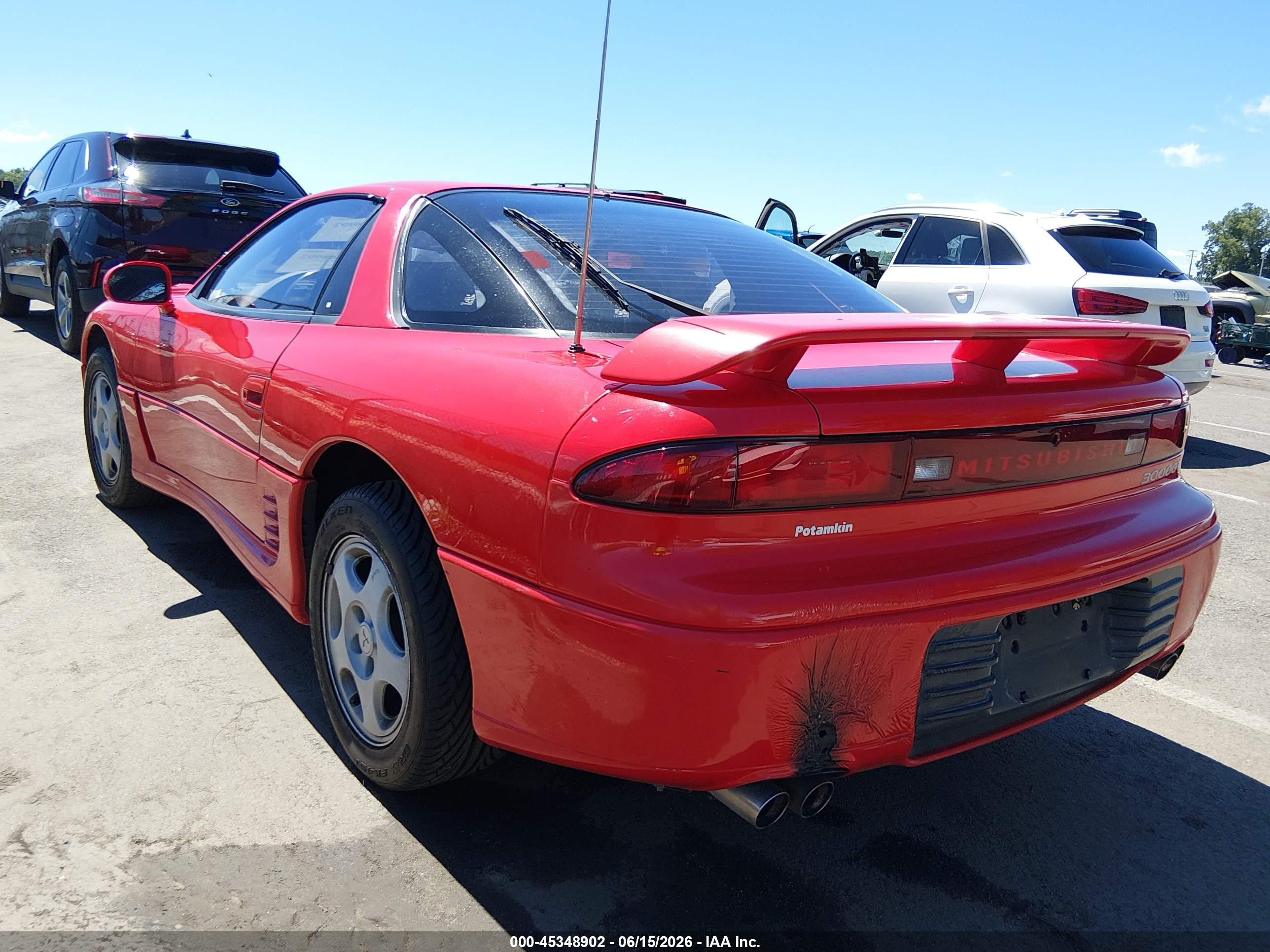 1993 Mitsubishi 3000 Gt   Red vin: JA3BM54J7PY035030