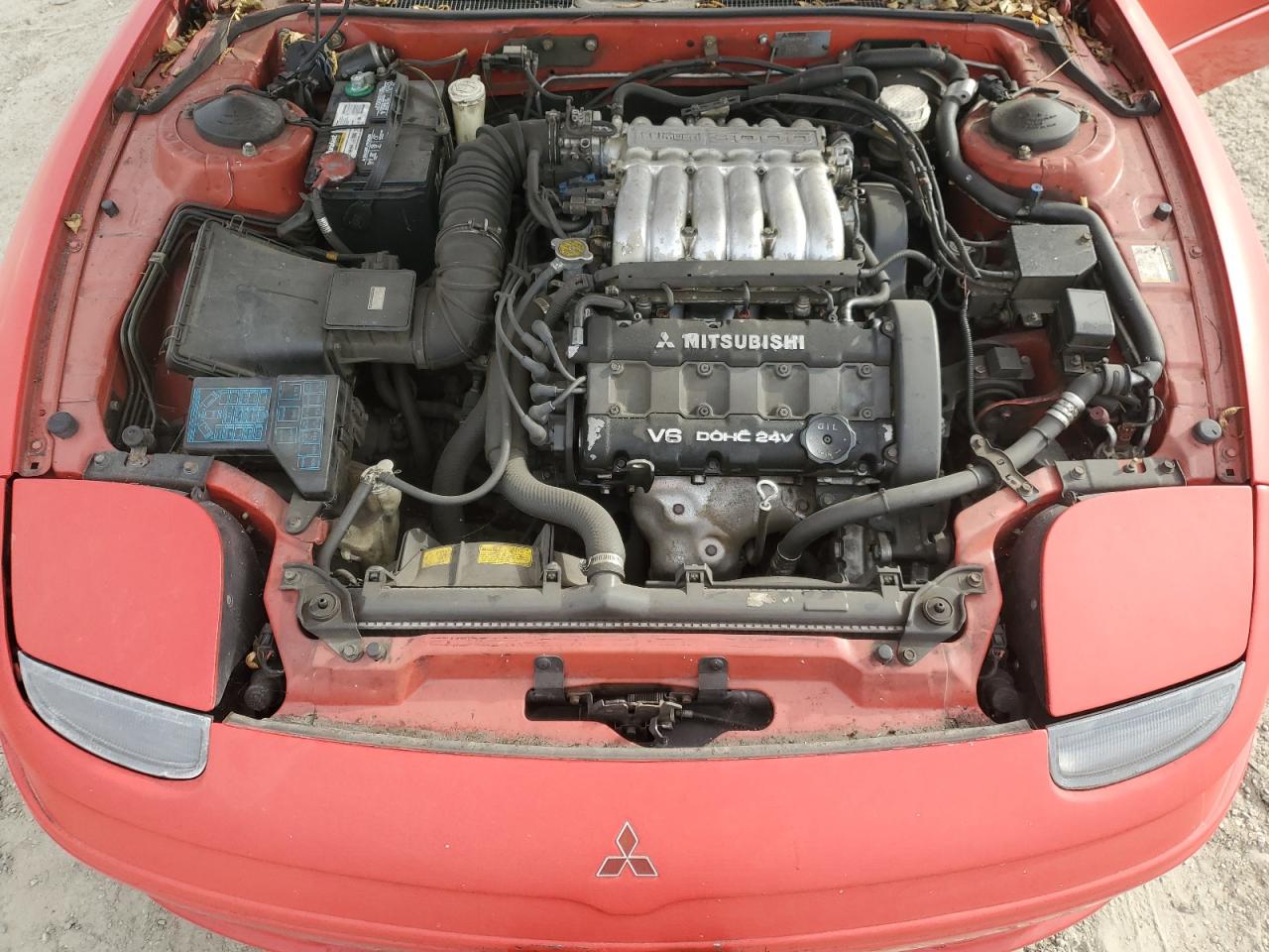 1993 Mitsubishi 3000 Gt Sl Red vin: JA3BM64J6PY015938