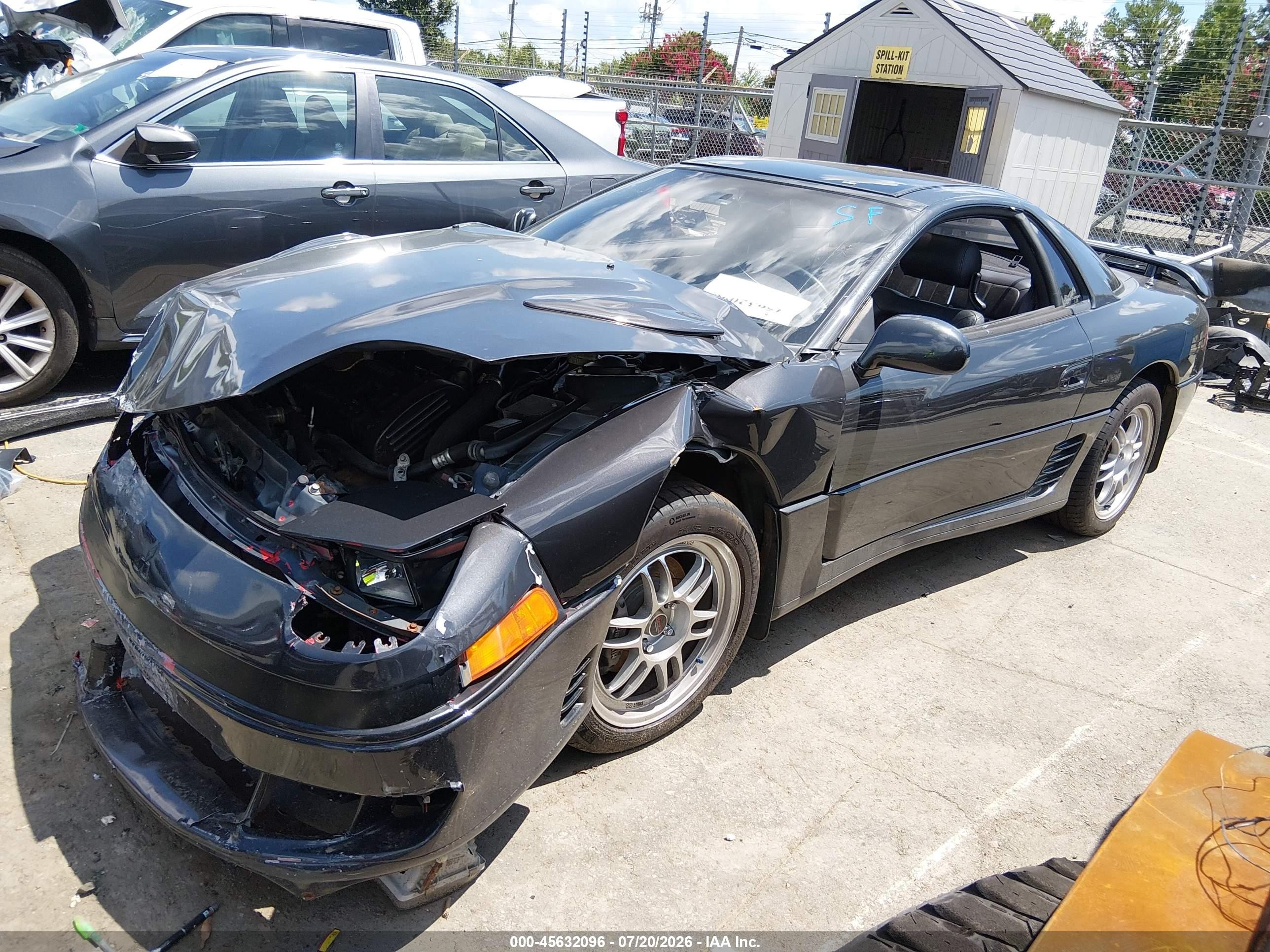 1993 Mitsubishi 3000 Gt Vr4 Gray vin: JA3BN74K6PY030192