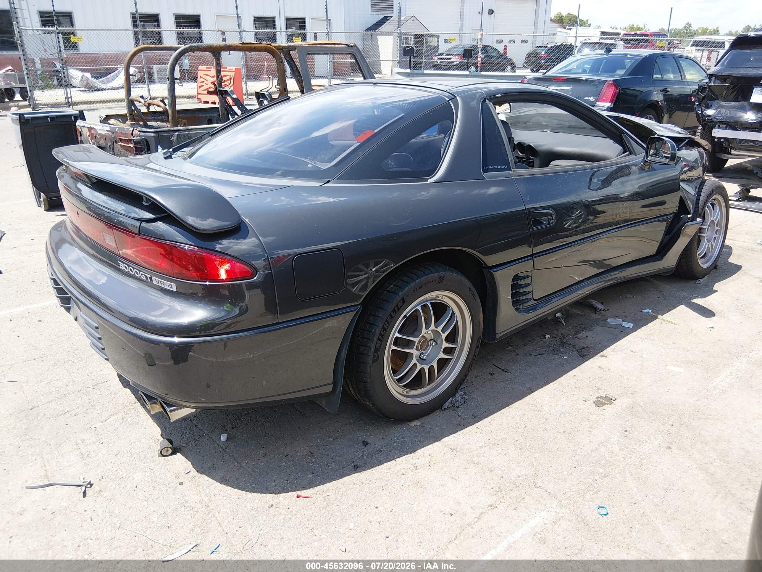 1993 Mitsubishi 3000 Gt Vr4 Gray vin: JA3BN74K6PY030192