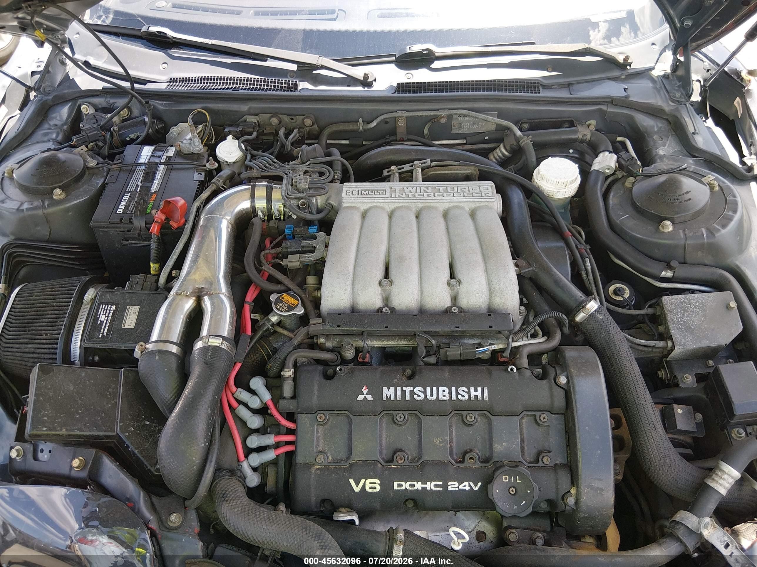 1993 Mitsubishi 3000 Gt Vr4 Gray vin: JA3BN74K6PY030192