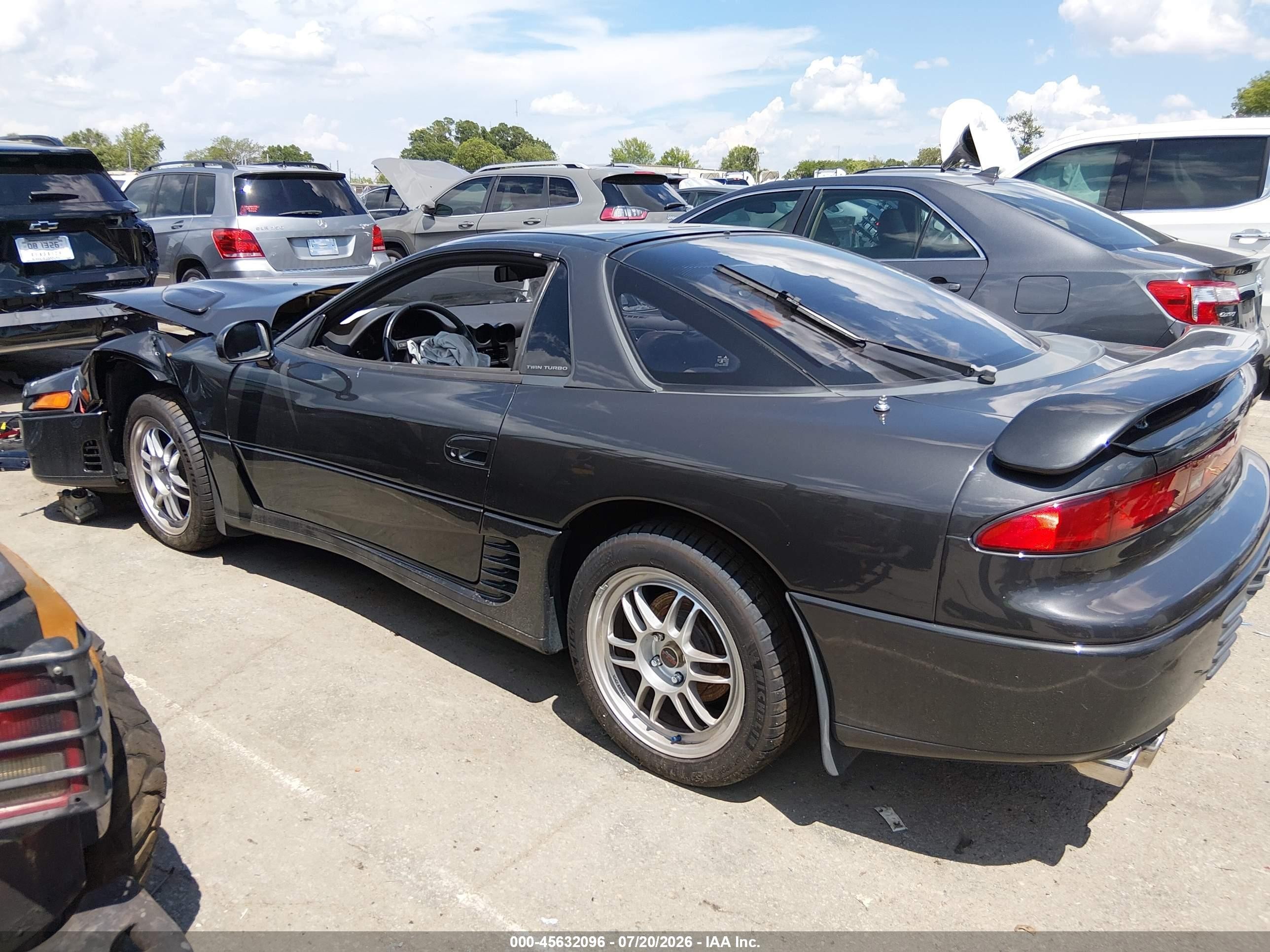 1993 Mitsubishi 3000 Gt Vr4 Gray vin: JA3BN74K6PY030192